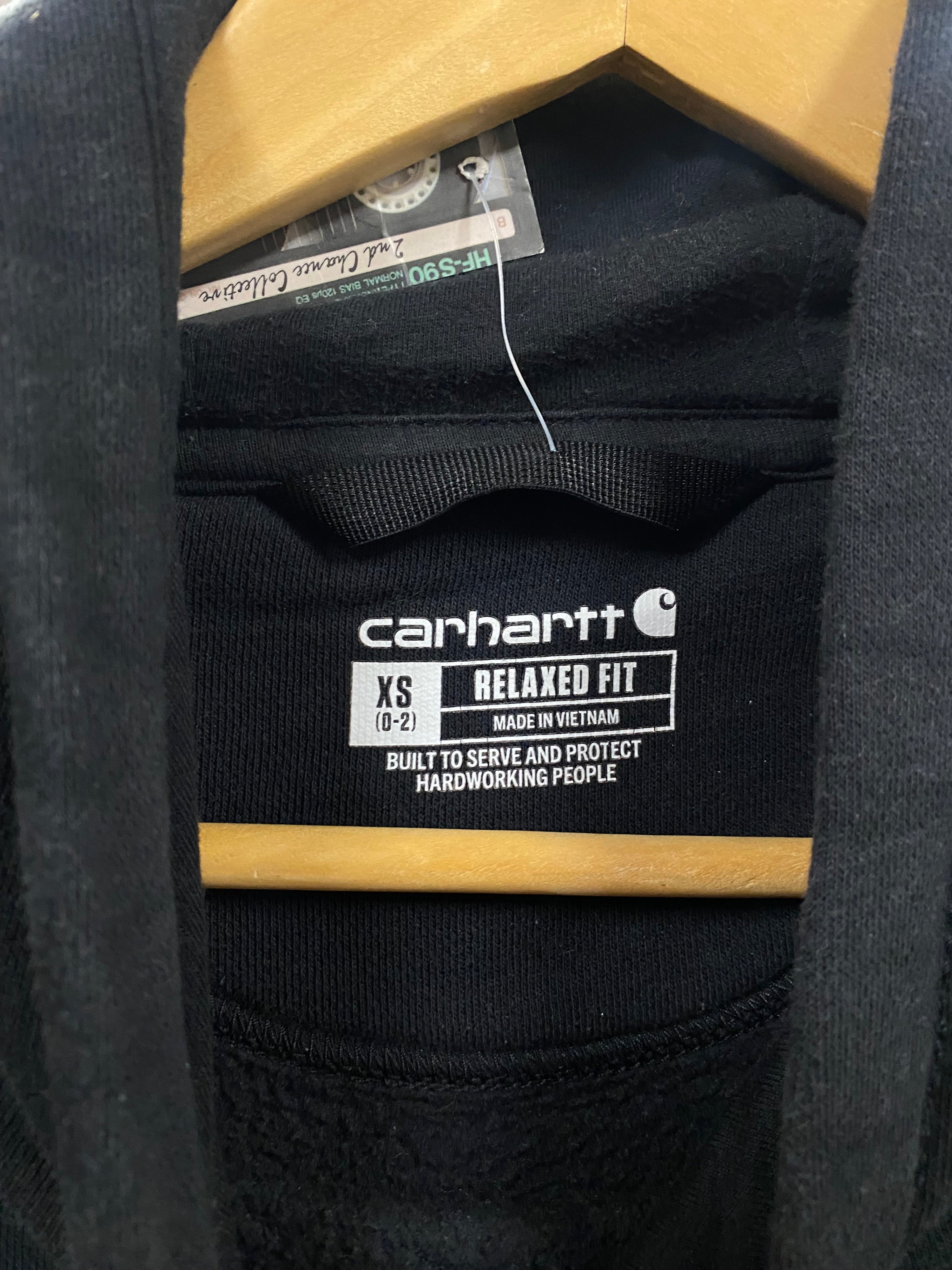 XS - Carhartt Relaxed Fit Hoodie Black