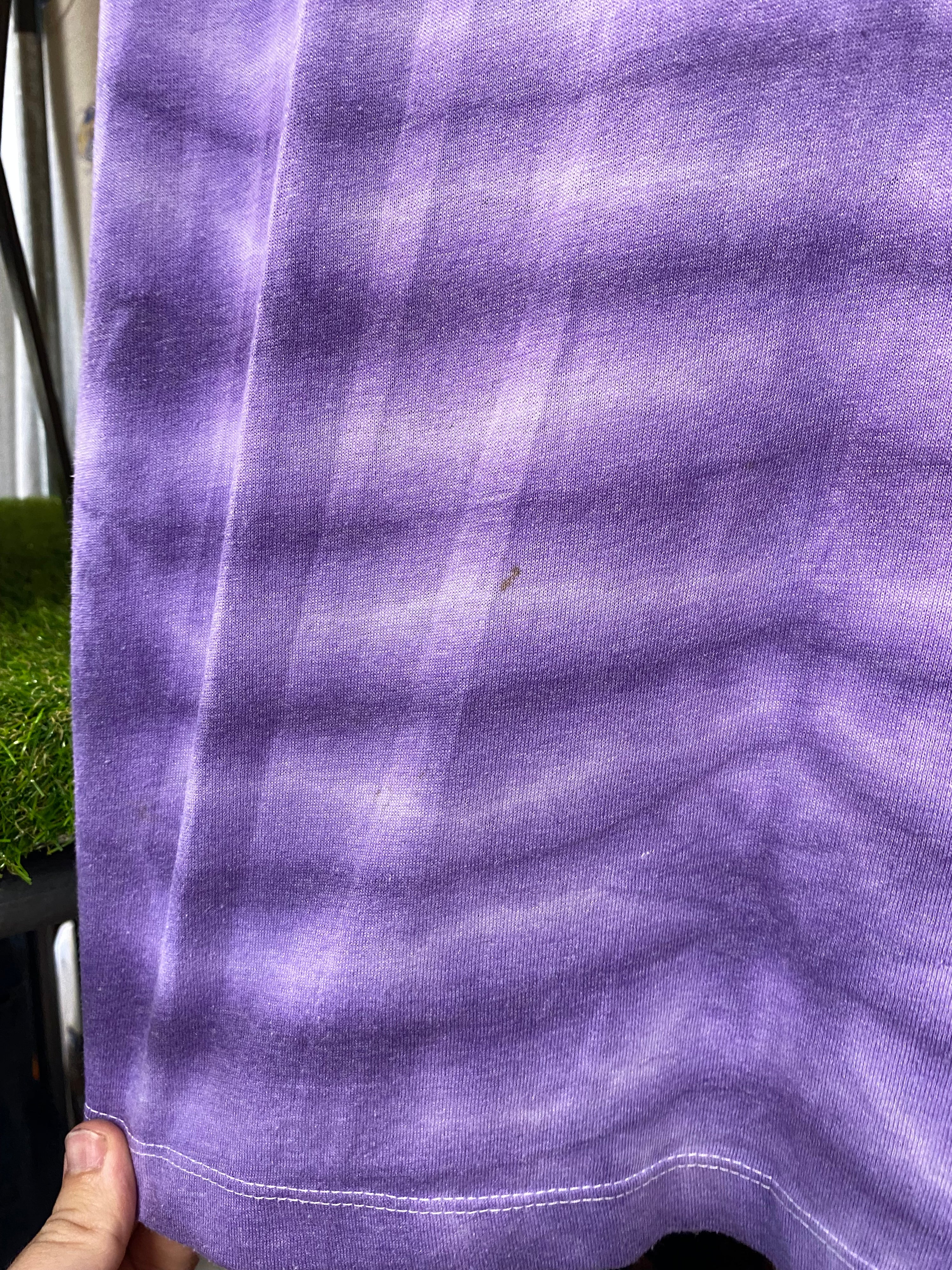 M - 2000s Chicago Bulls Purple Tie Dye Tee