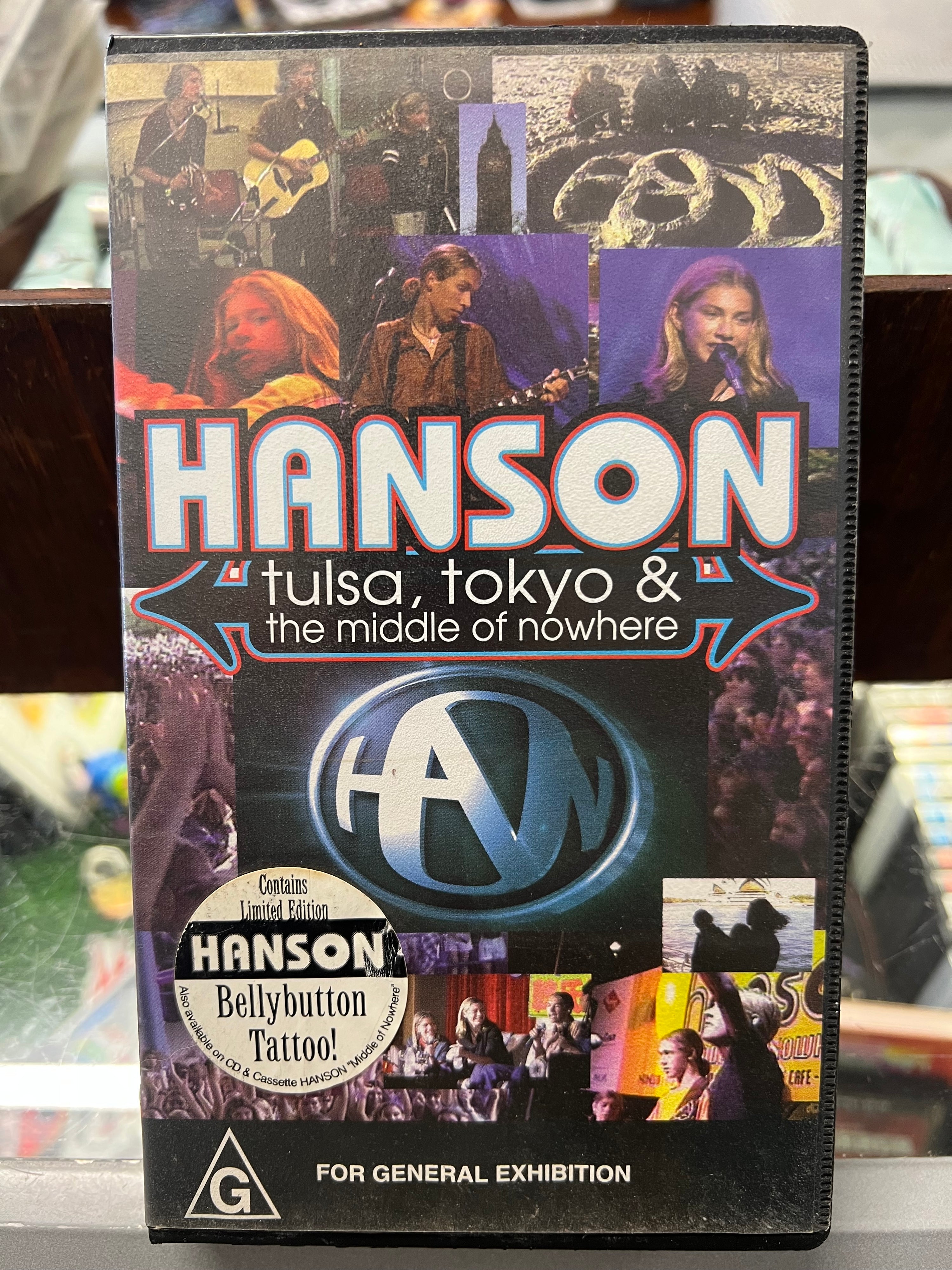 VHS: 1997 Hanson: Tulsa, Tokyo & The Middle Of Nowhere