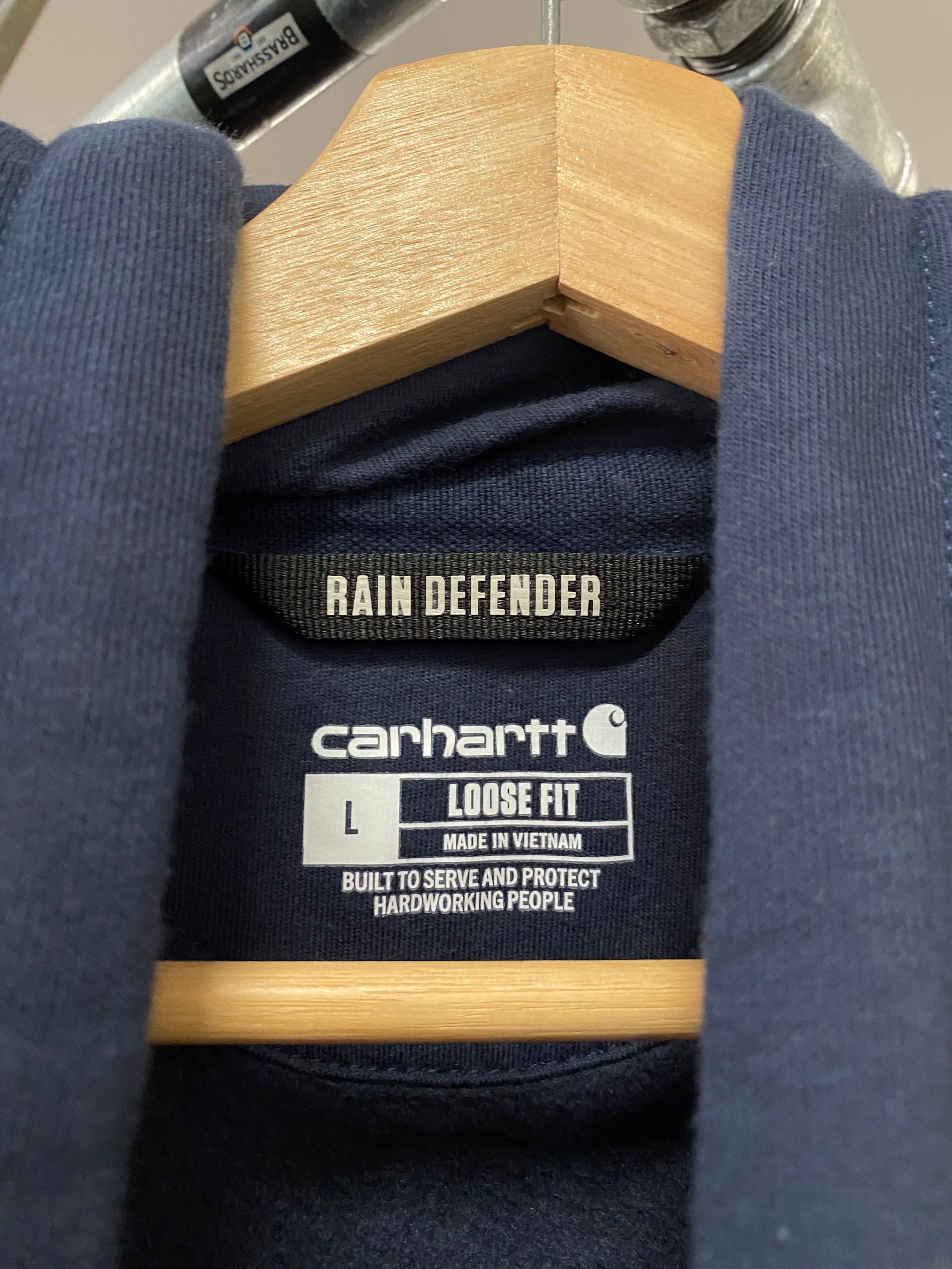 [L] Carhartt 'Gardasil 9' Blue Hoodie