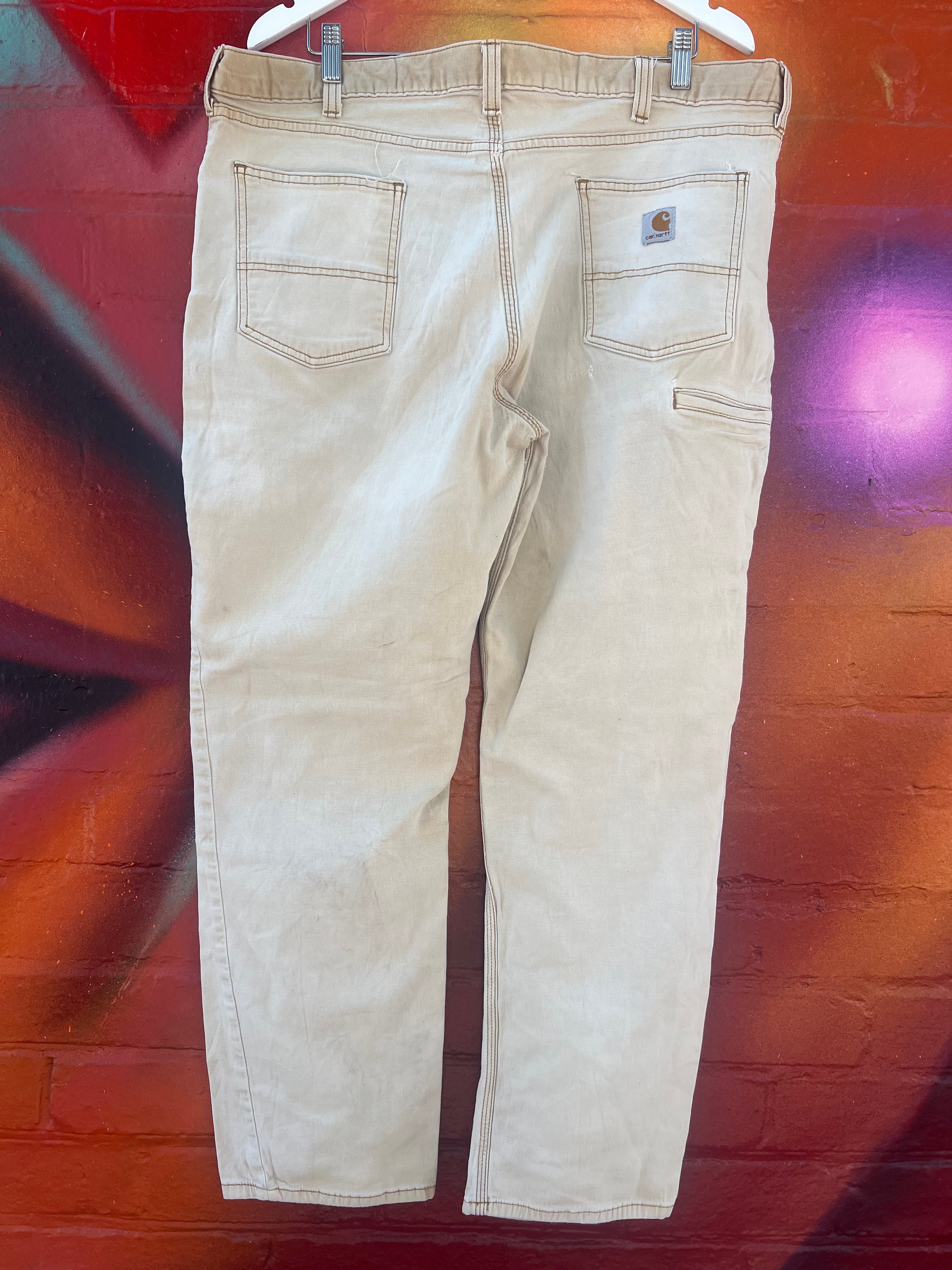 [38/40] Carhartt 102517 Light Tan Pants 38/40x32