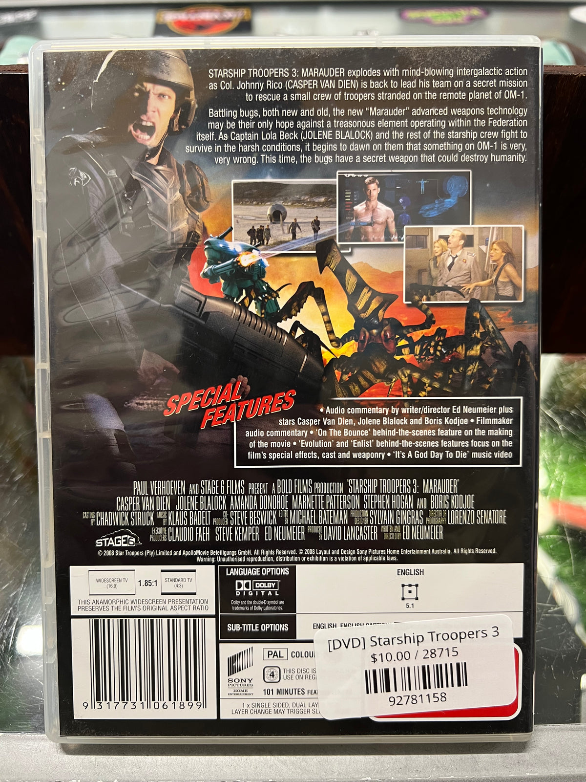 [DVD] Starship Troopers 3