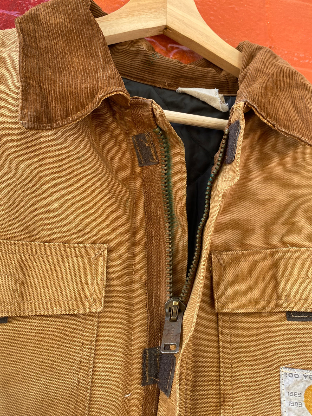 [L] 1989 Carhartt Brown Arctic 100yr Anniversary Coat