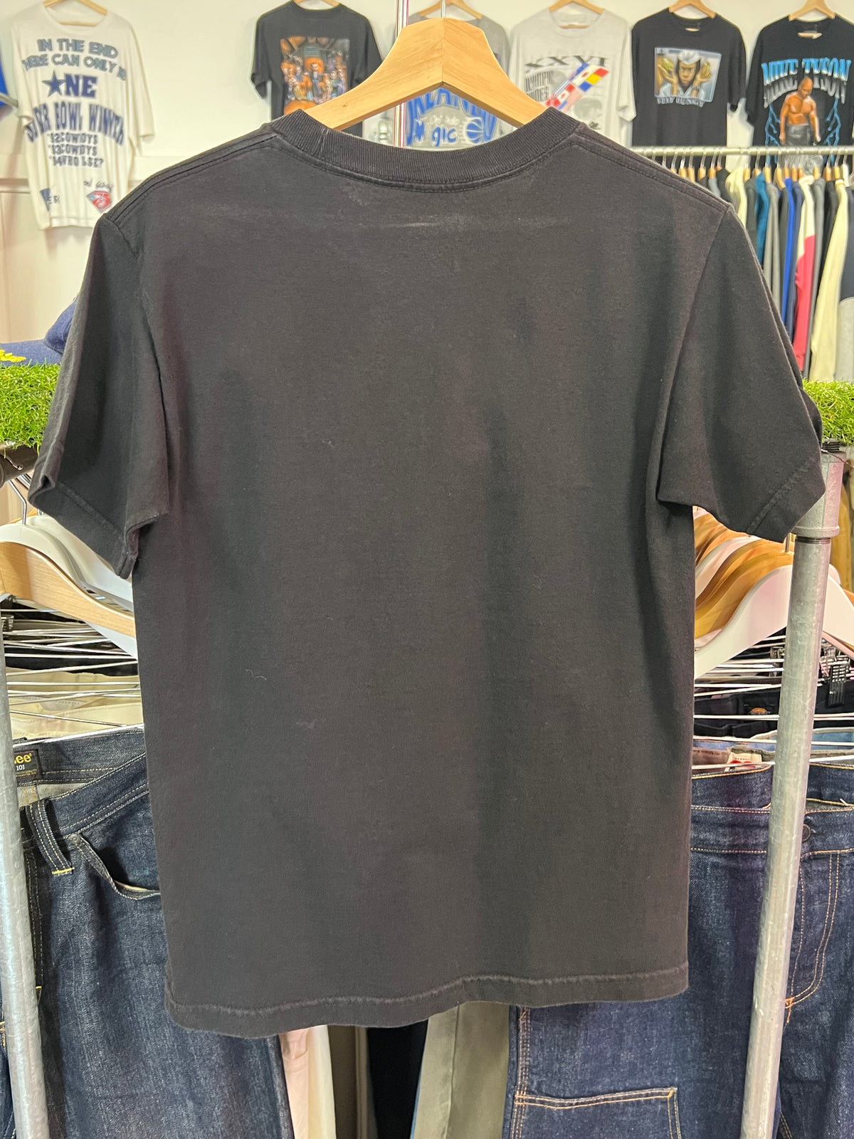 S - DGK Purple Weed Spellout Black Tee