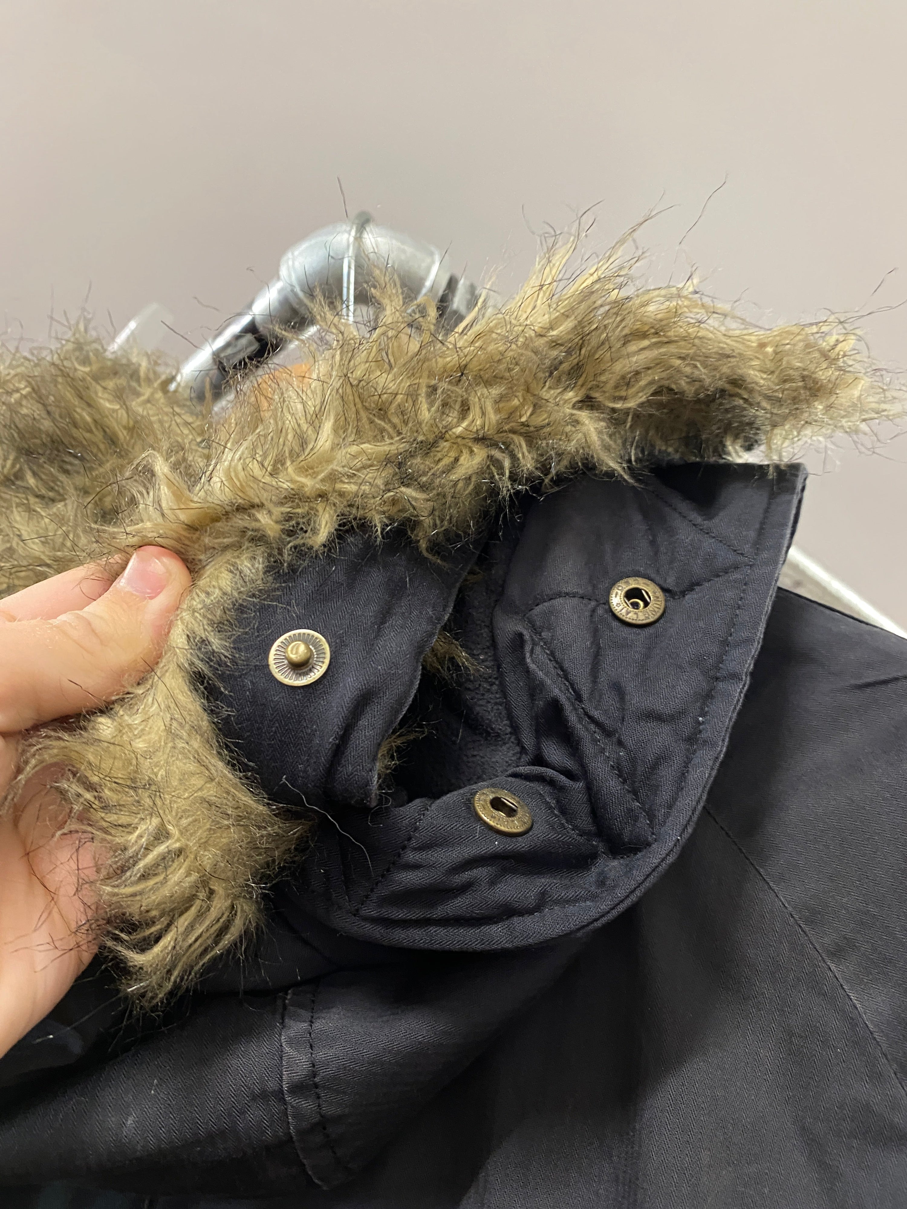 M - Adidas Heavyweight Fur Hood Jacket