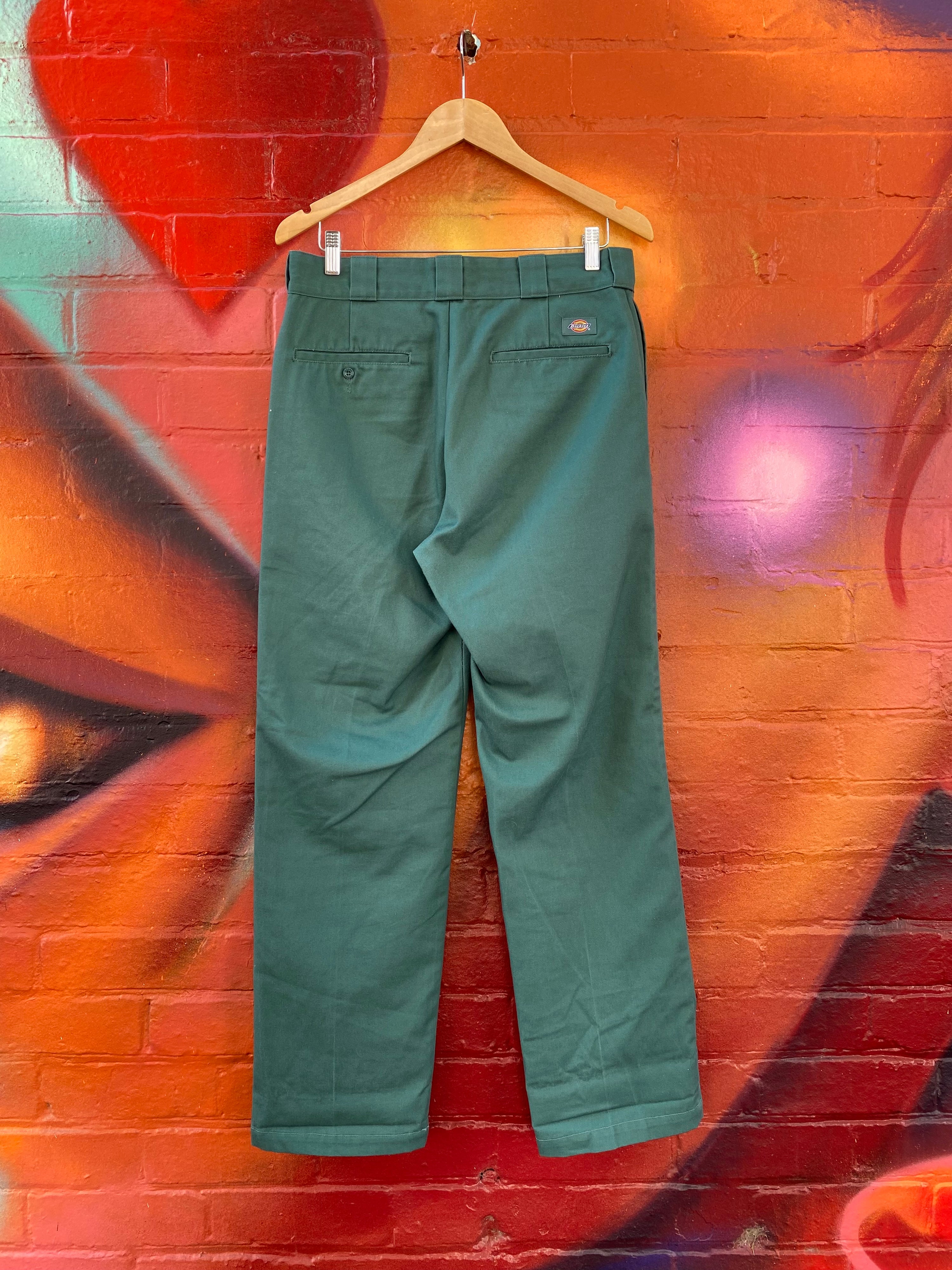 [32] Dickies Emerald Green Original Fit Work Pants