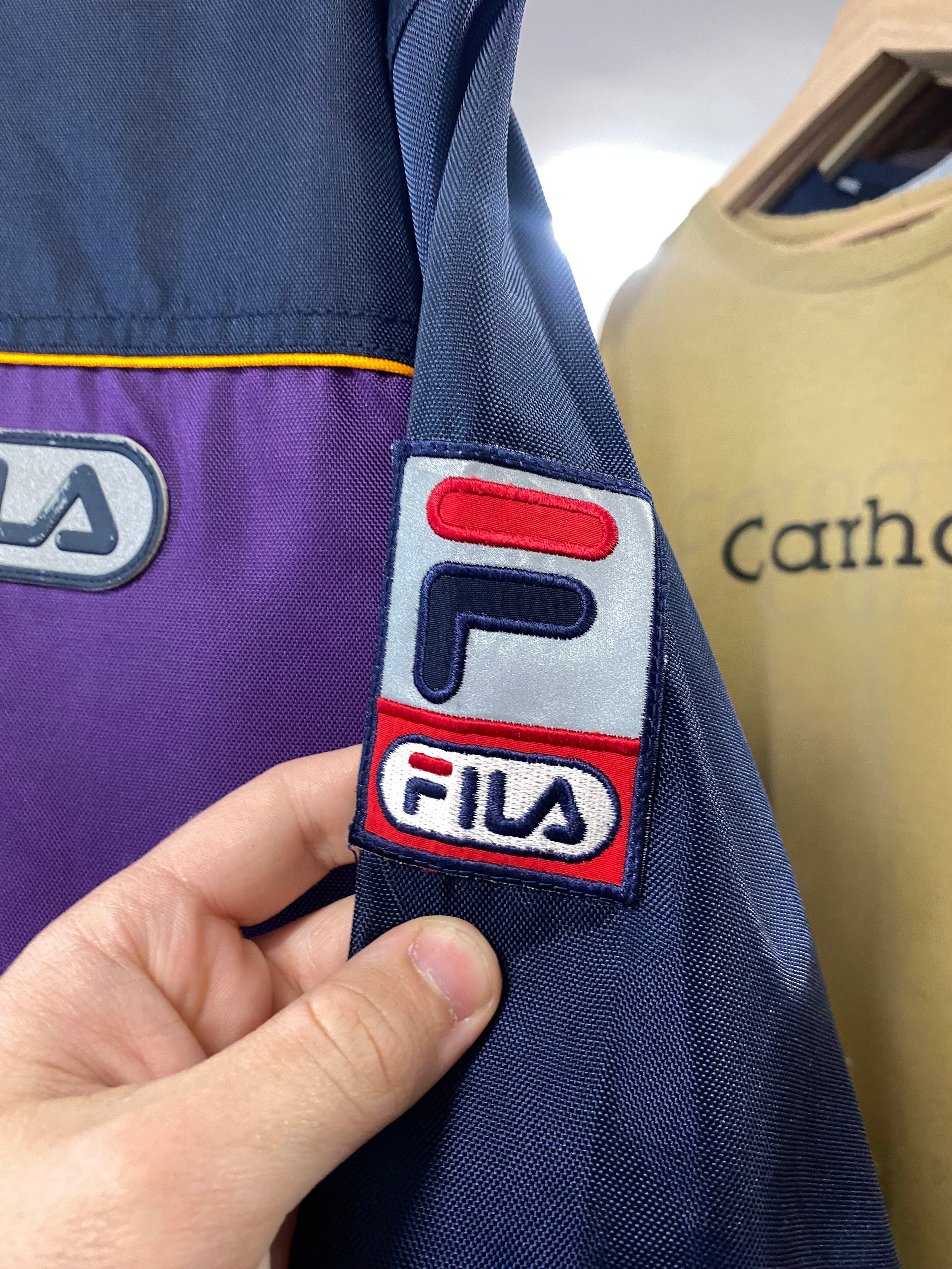 [M] Vintage Fila Purple Windbreaker BNWT