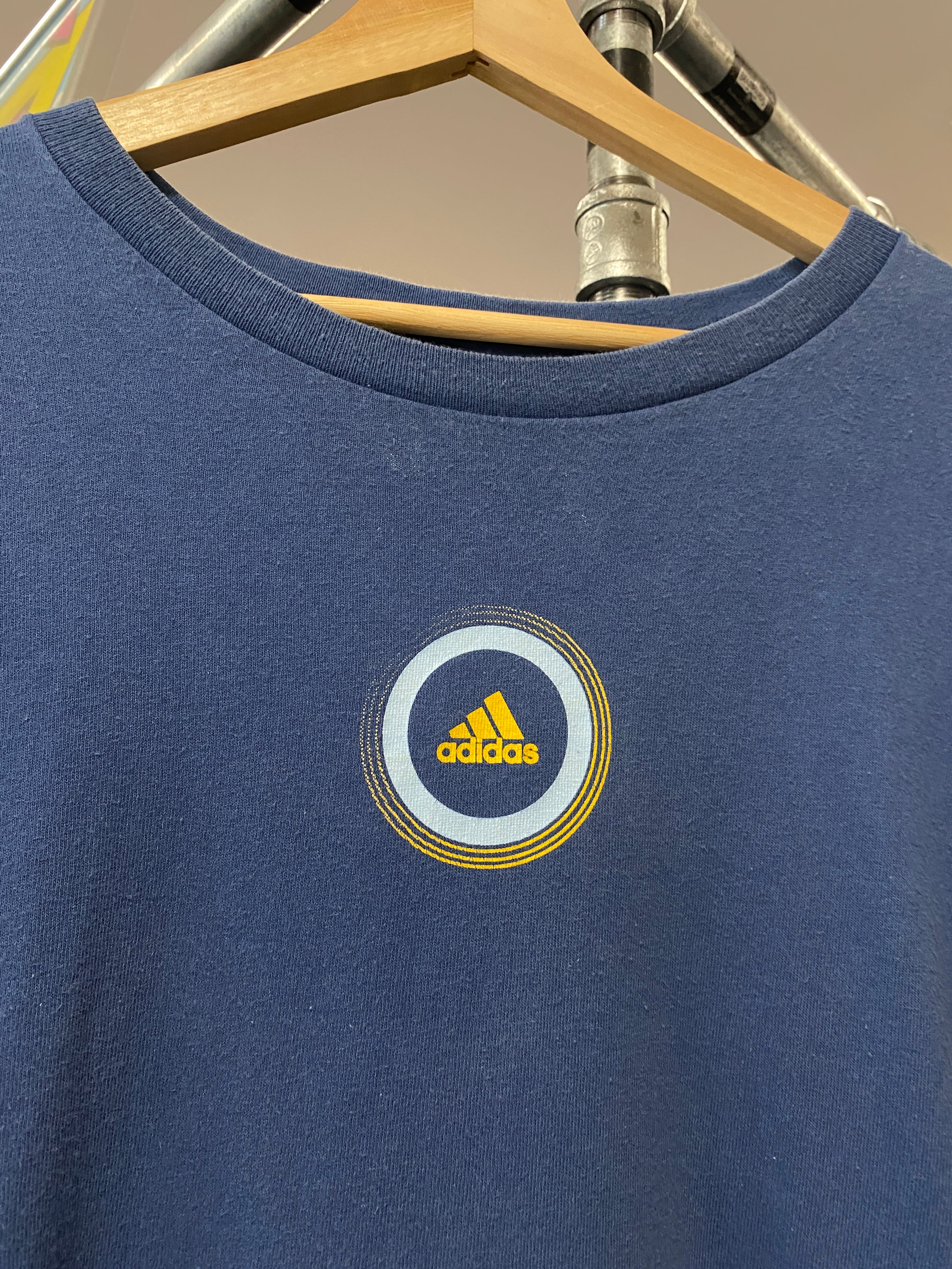 XL - Adidas Centre Circle DS Blue Tee