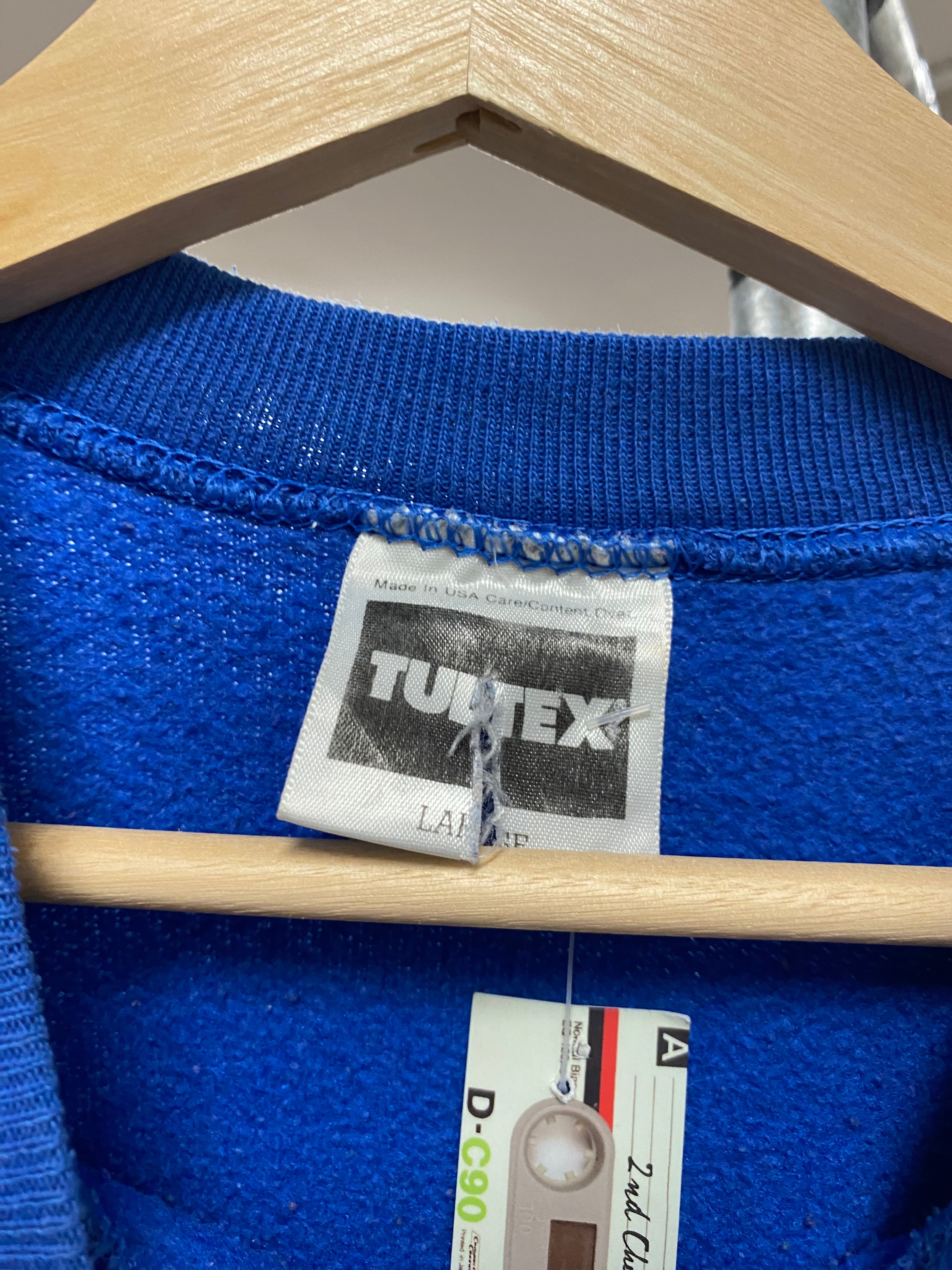 [L] Vintage Bootleg Nike Embroidered Blue Jumper