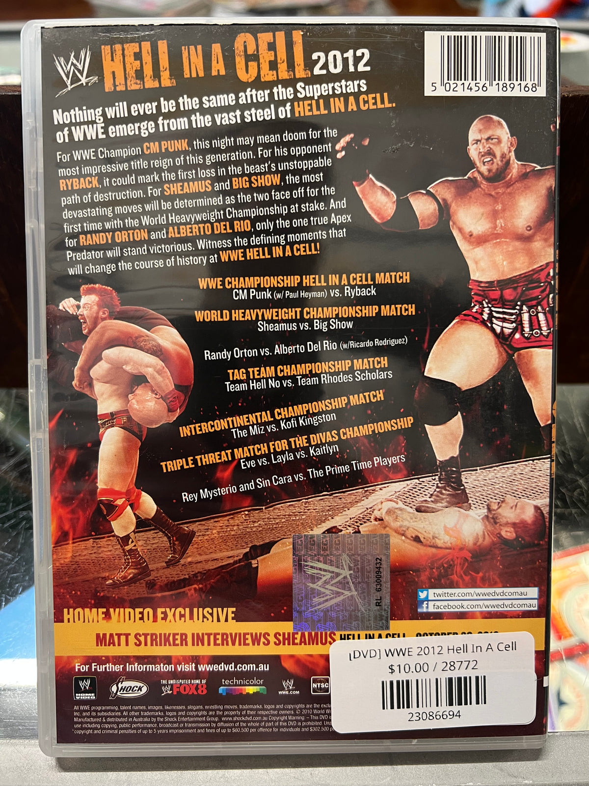 [DVD] WWE 2012 Hell In A Cell