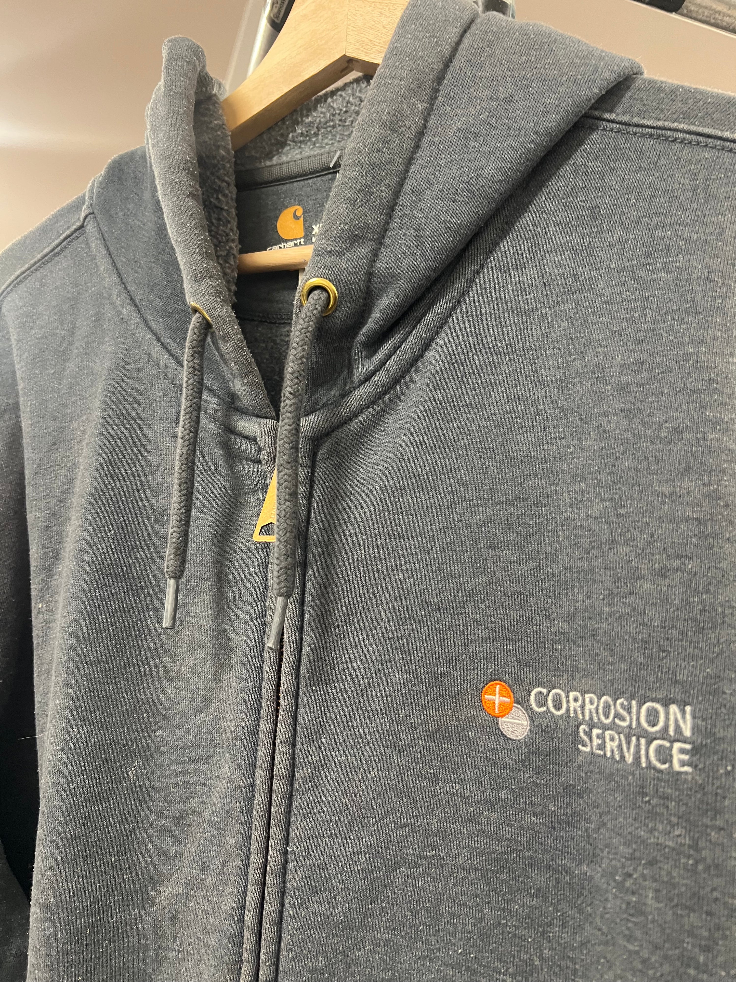 XL - Carhartt Corrosion Service Grey Hoodie