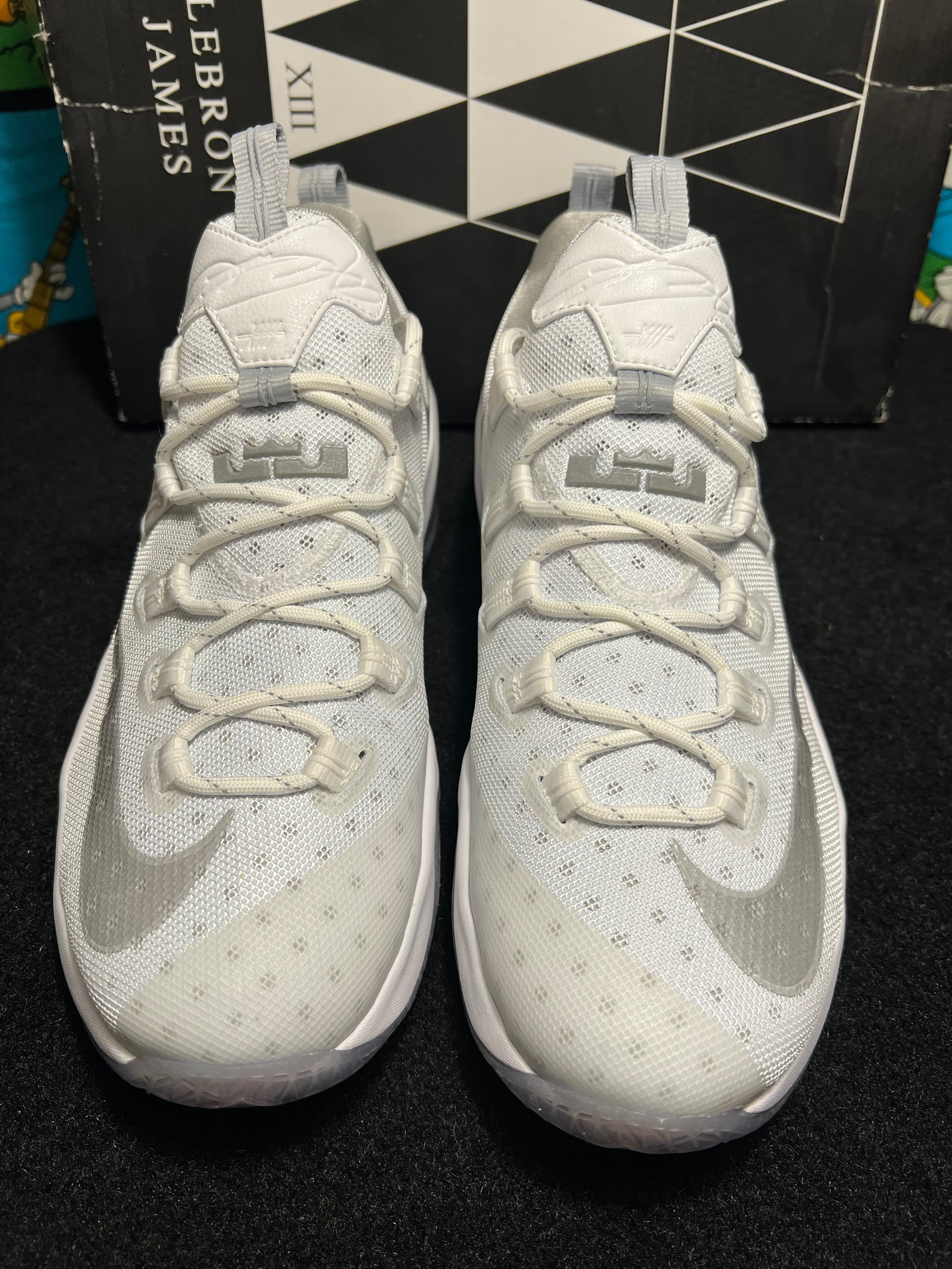 US12.5 - 2015 Lebron James 13 Low White NEW 831925-100