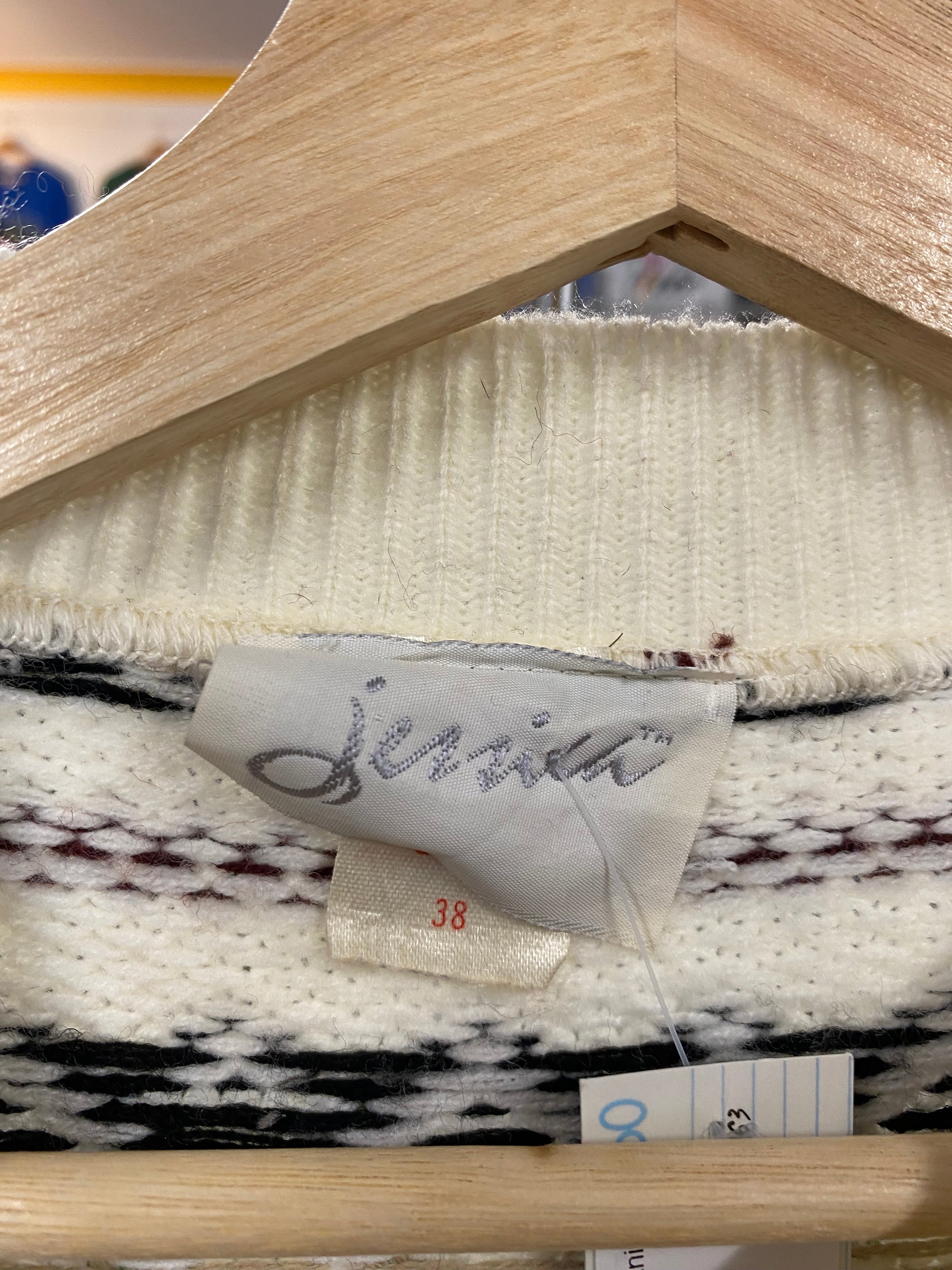 [M] Vintage Jessica Patterned Knit