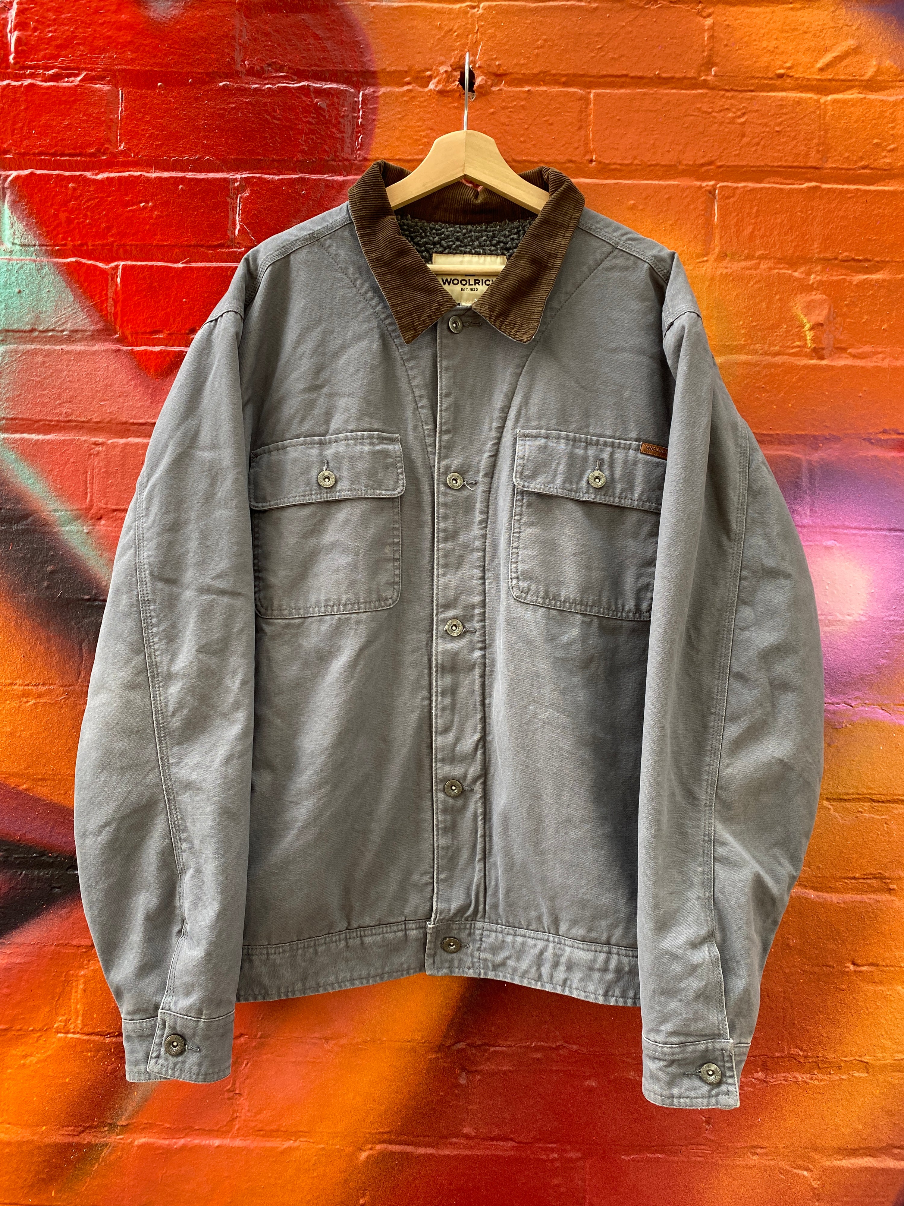 2XL - Woolrich Grey Chore Jacket