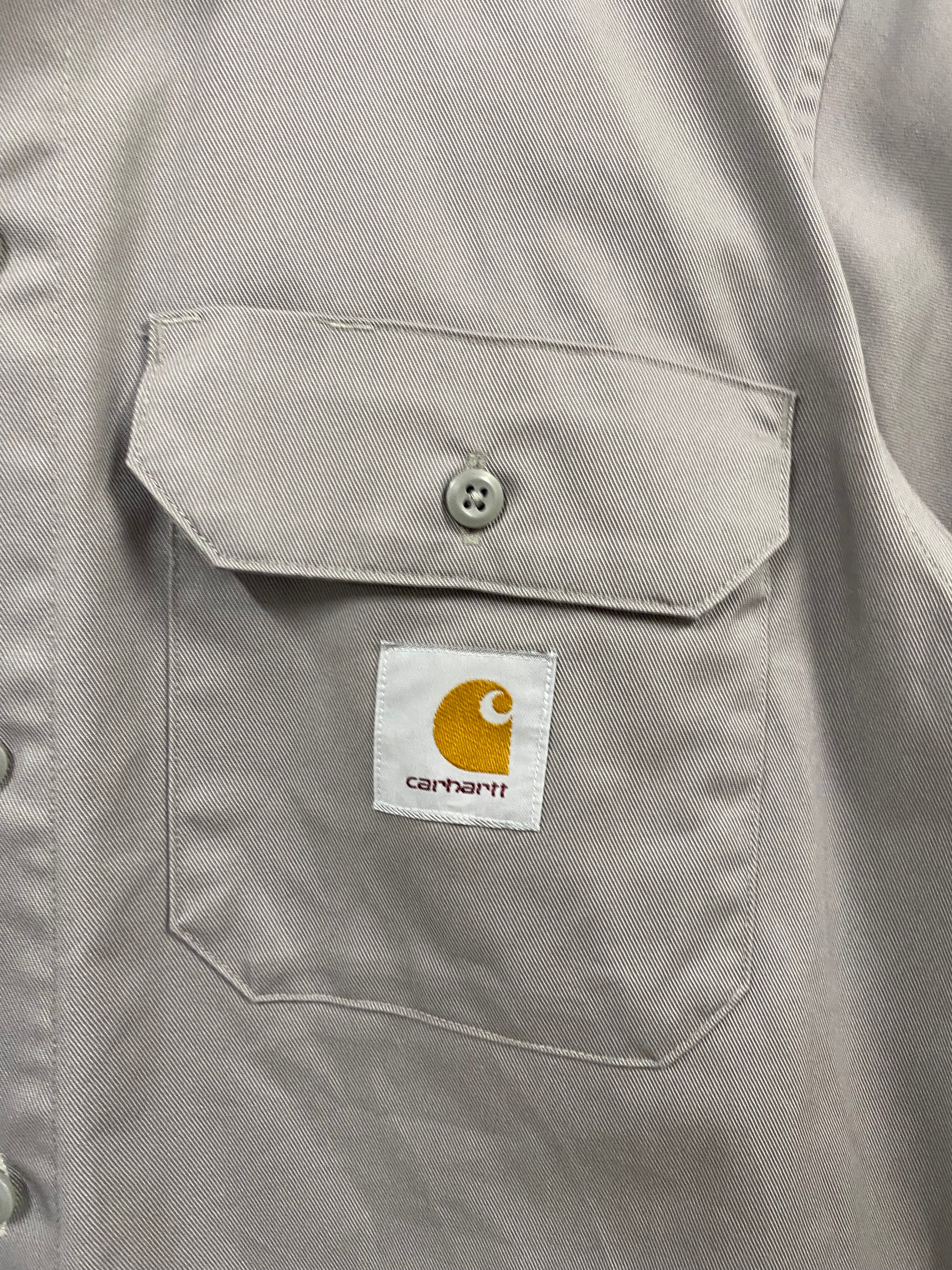 [M] Carhartt WIP Grey Button-up Tee