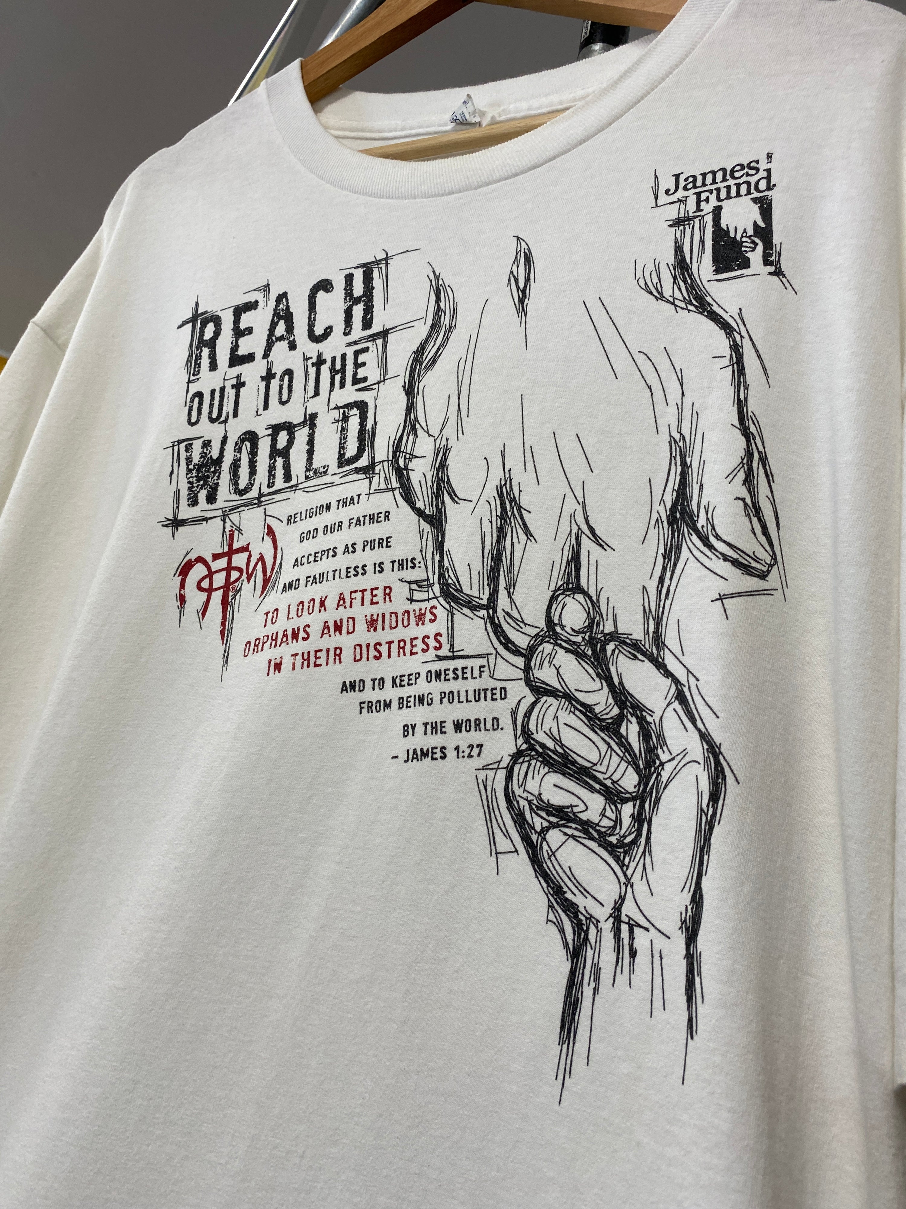 2XL - James Fund Reach Out To The World Jesus Tee