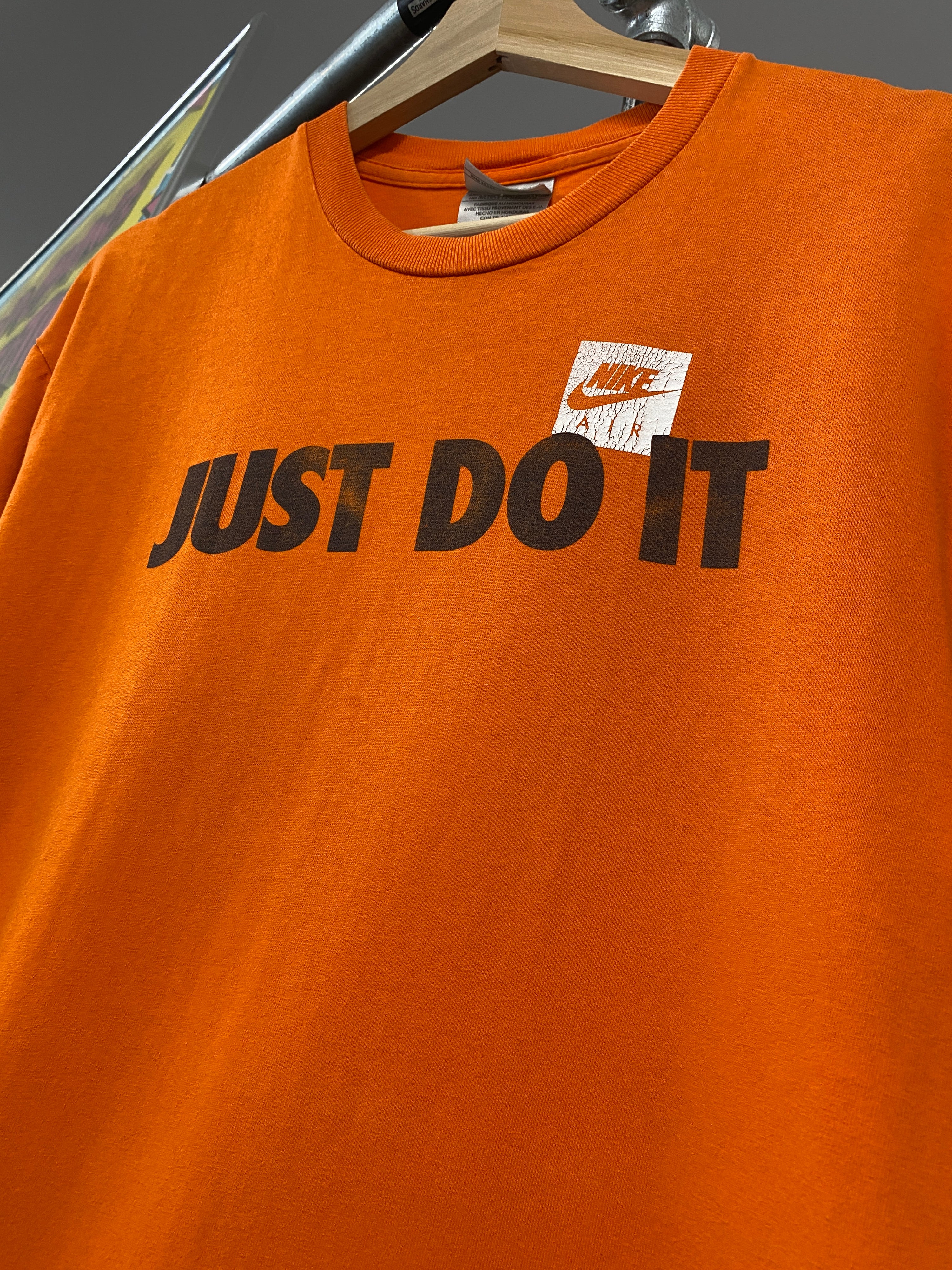 L - Nike Air: Just Do It Orange Tee