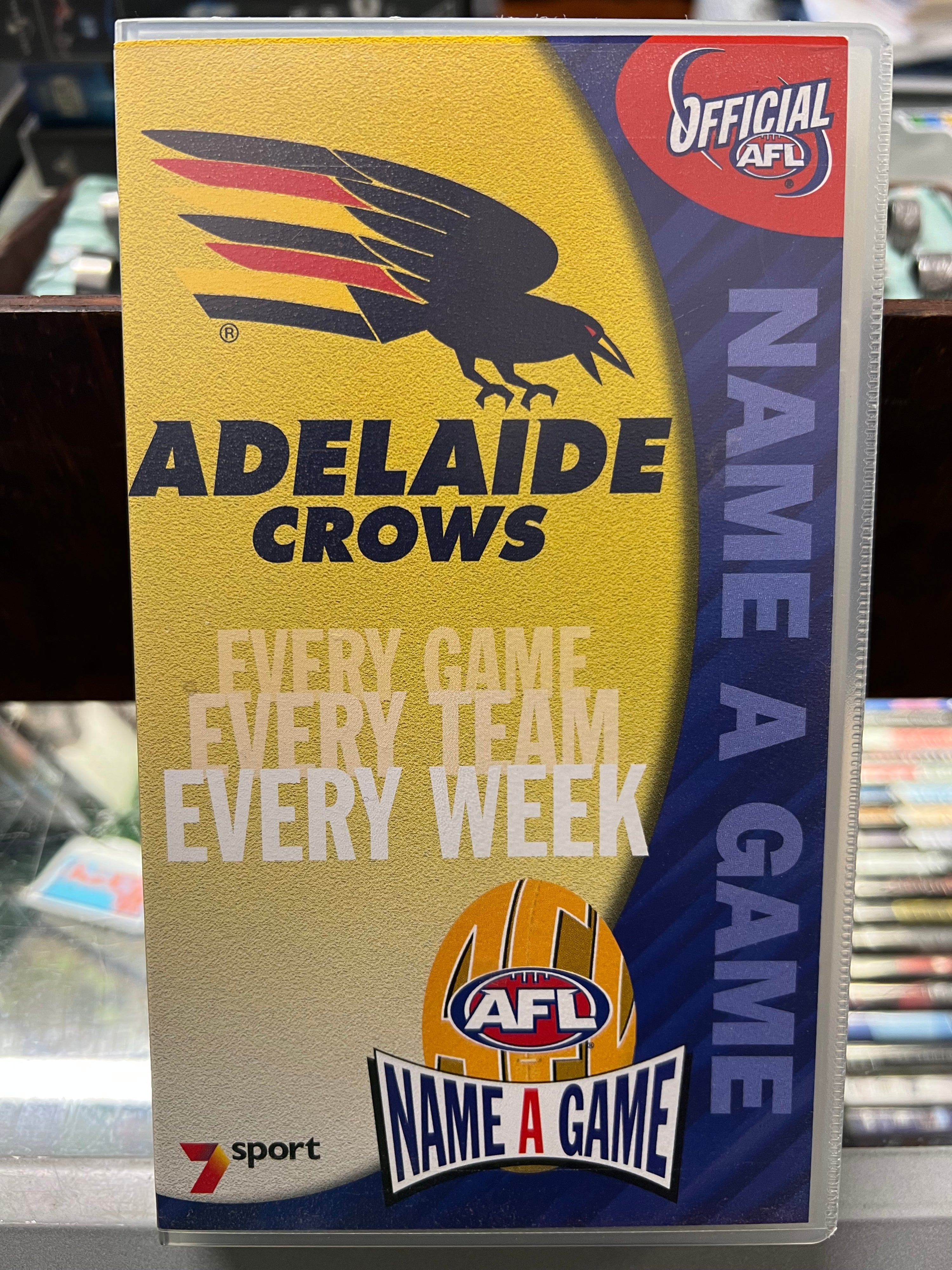 VHS Adelaide Crows Name A Game Adelaide Def Carlton 01-R04C