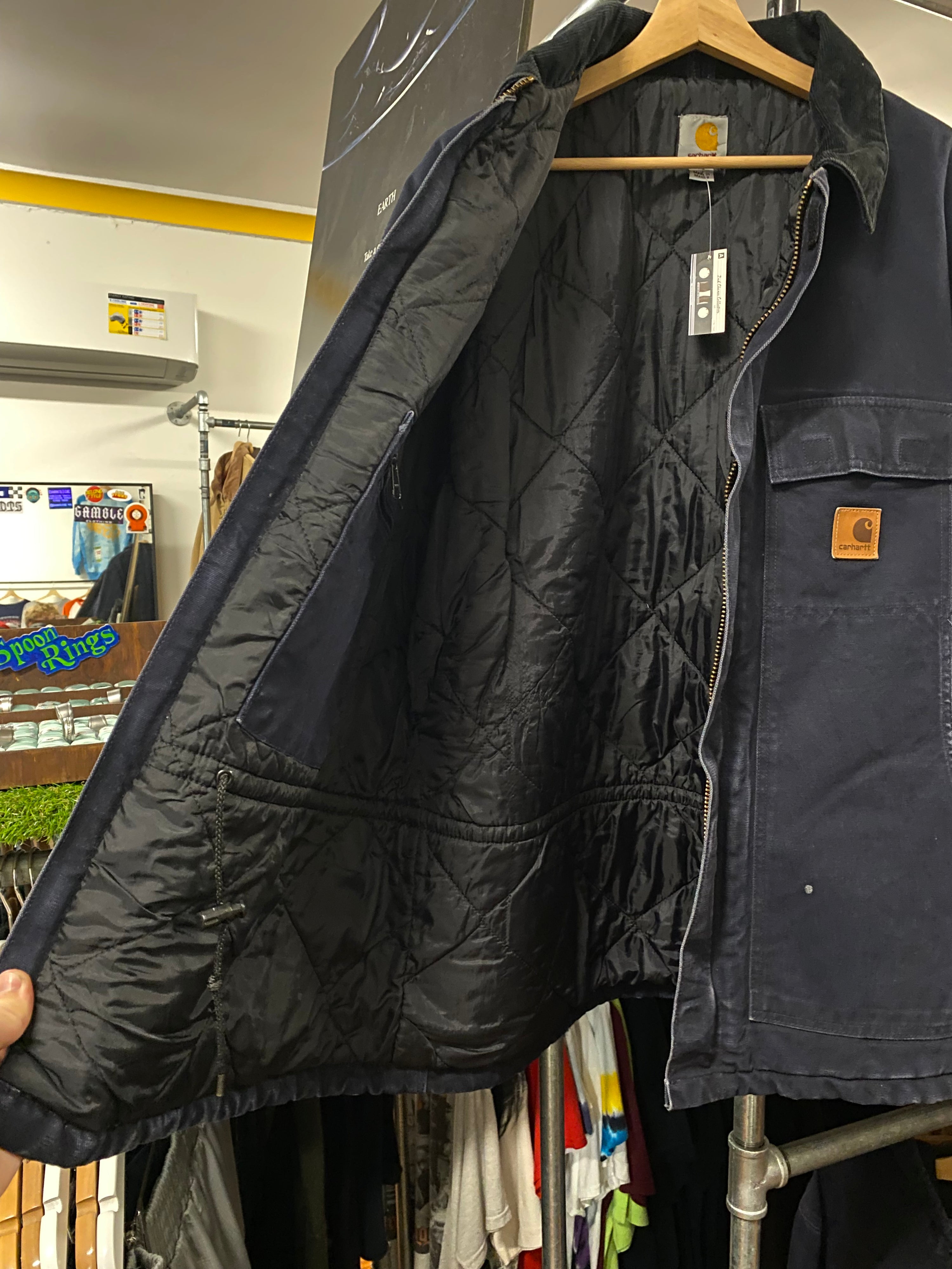 [XL] Vintage Carhartt Dark Blue Arctic Heavy Jacket