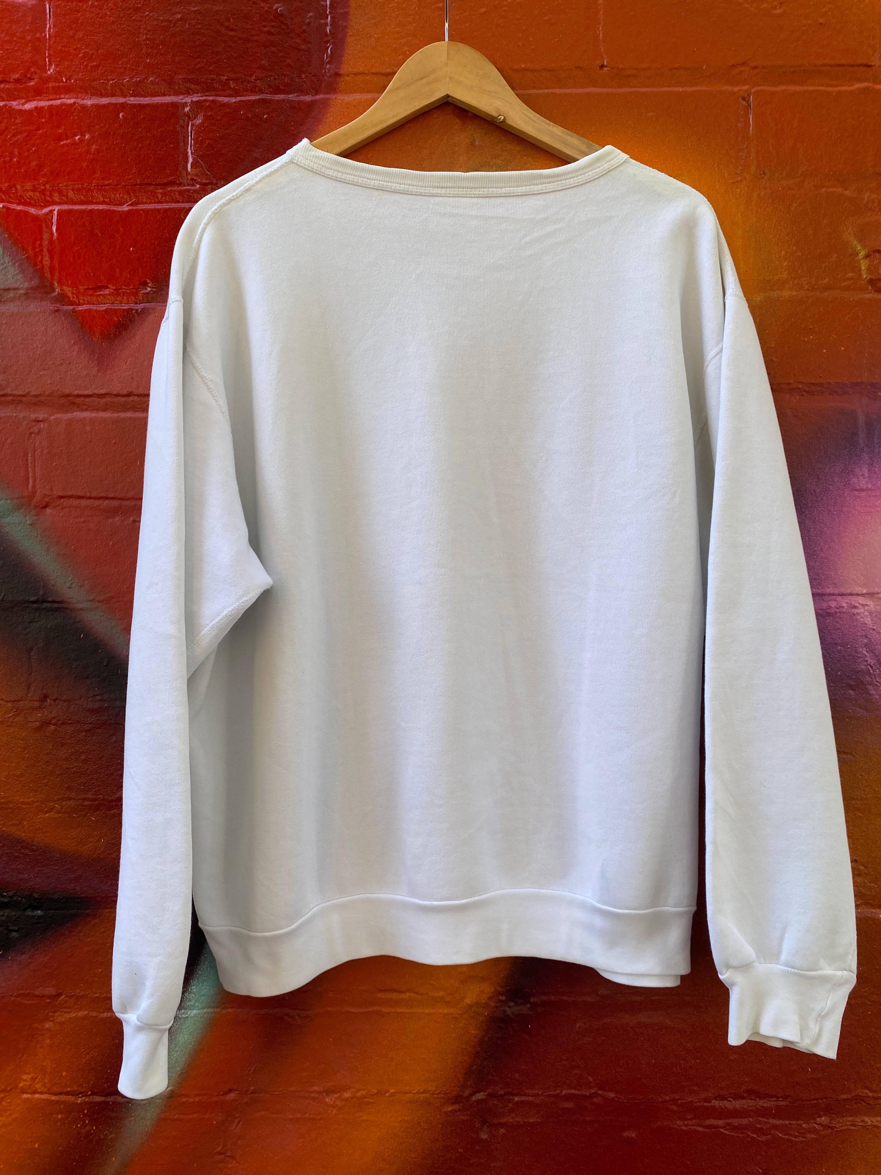 XL - Vintage Warner Home Video Cream Jumper