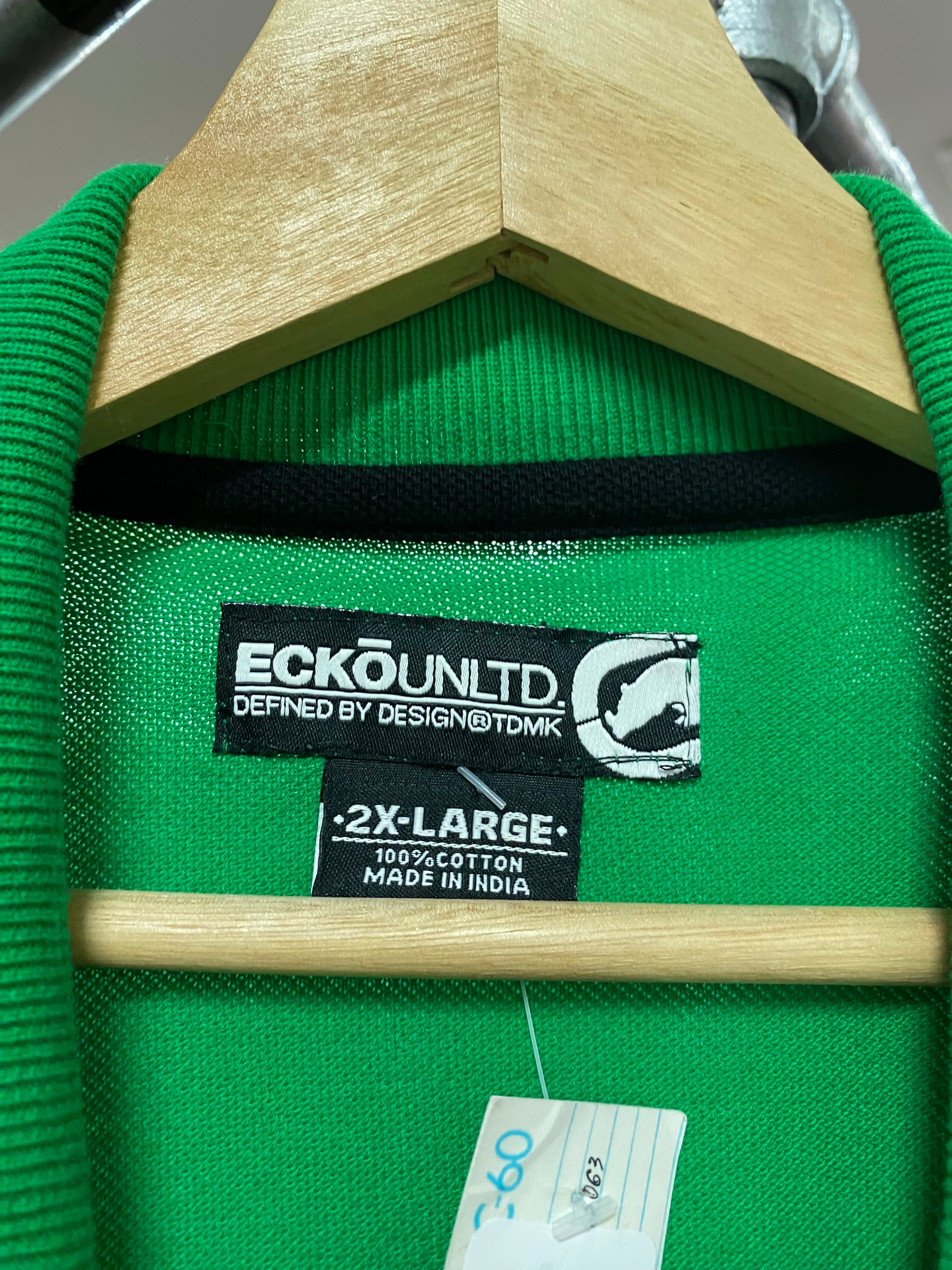 2XL - ECKO Green Prep Polo