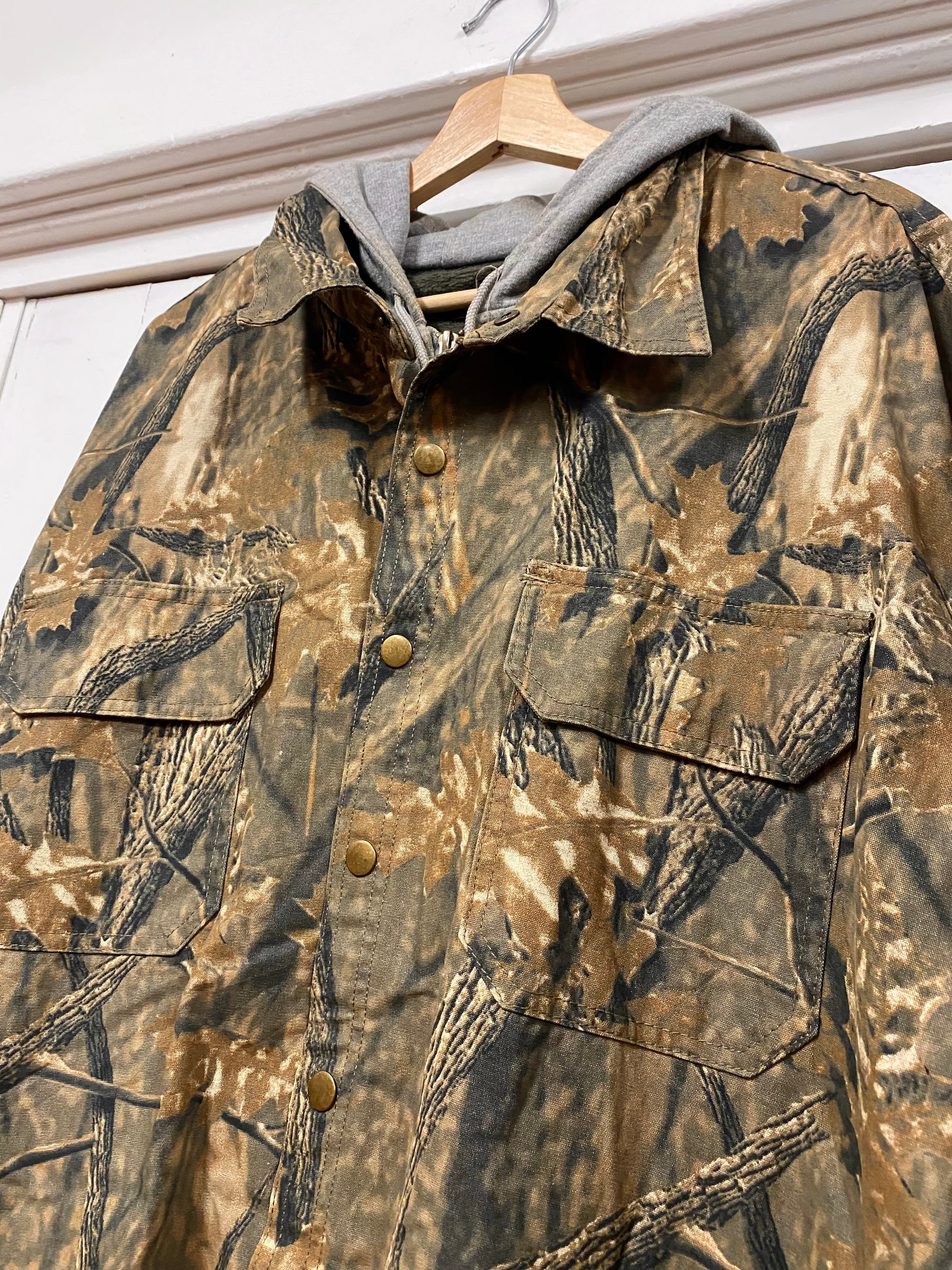 [3XL] Faded Glory Camo Button Up Jacket