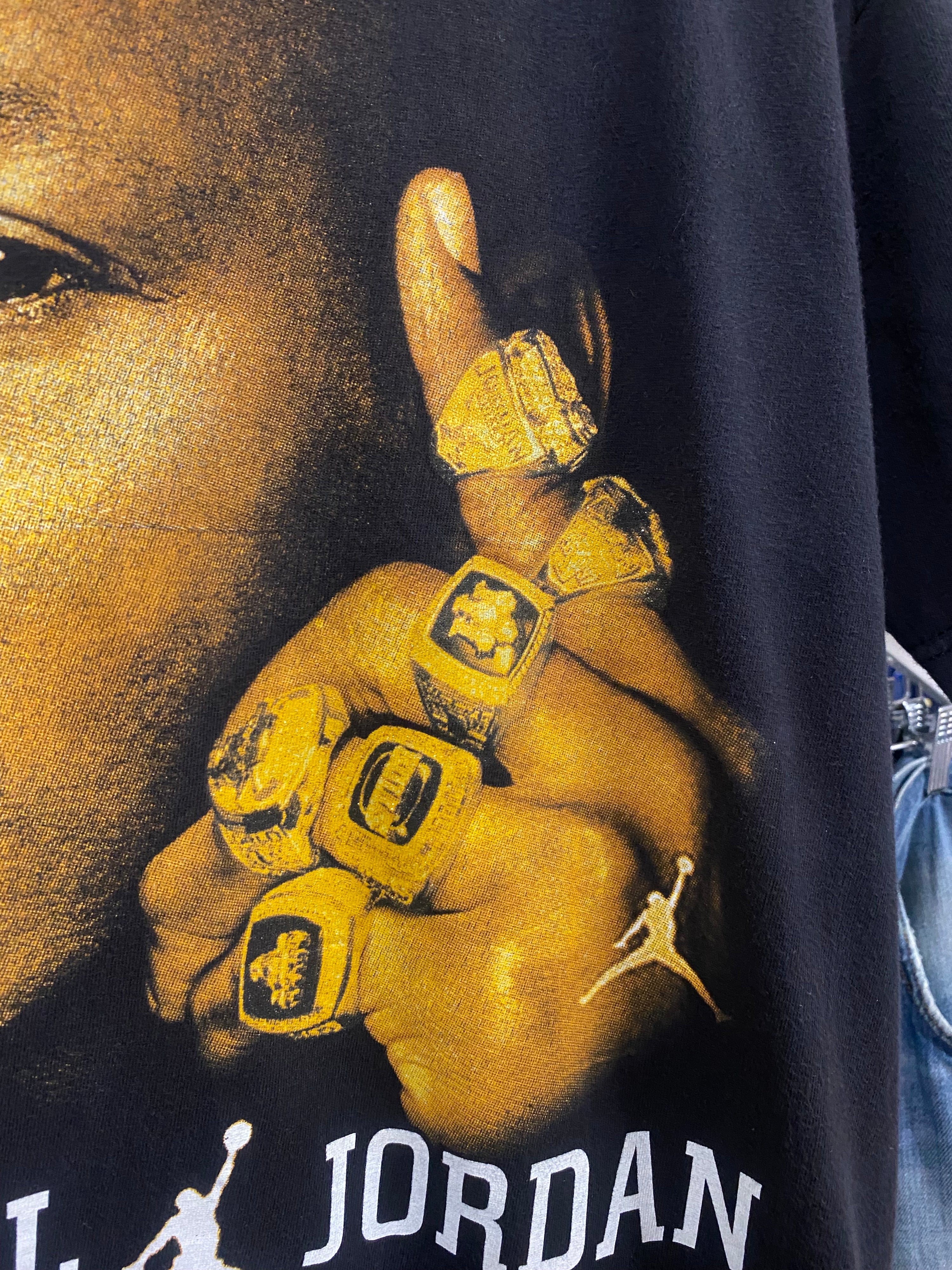 [3XL] Michael Jordan Championship Rings Tshirt