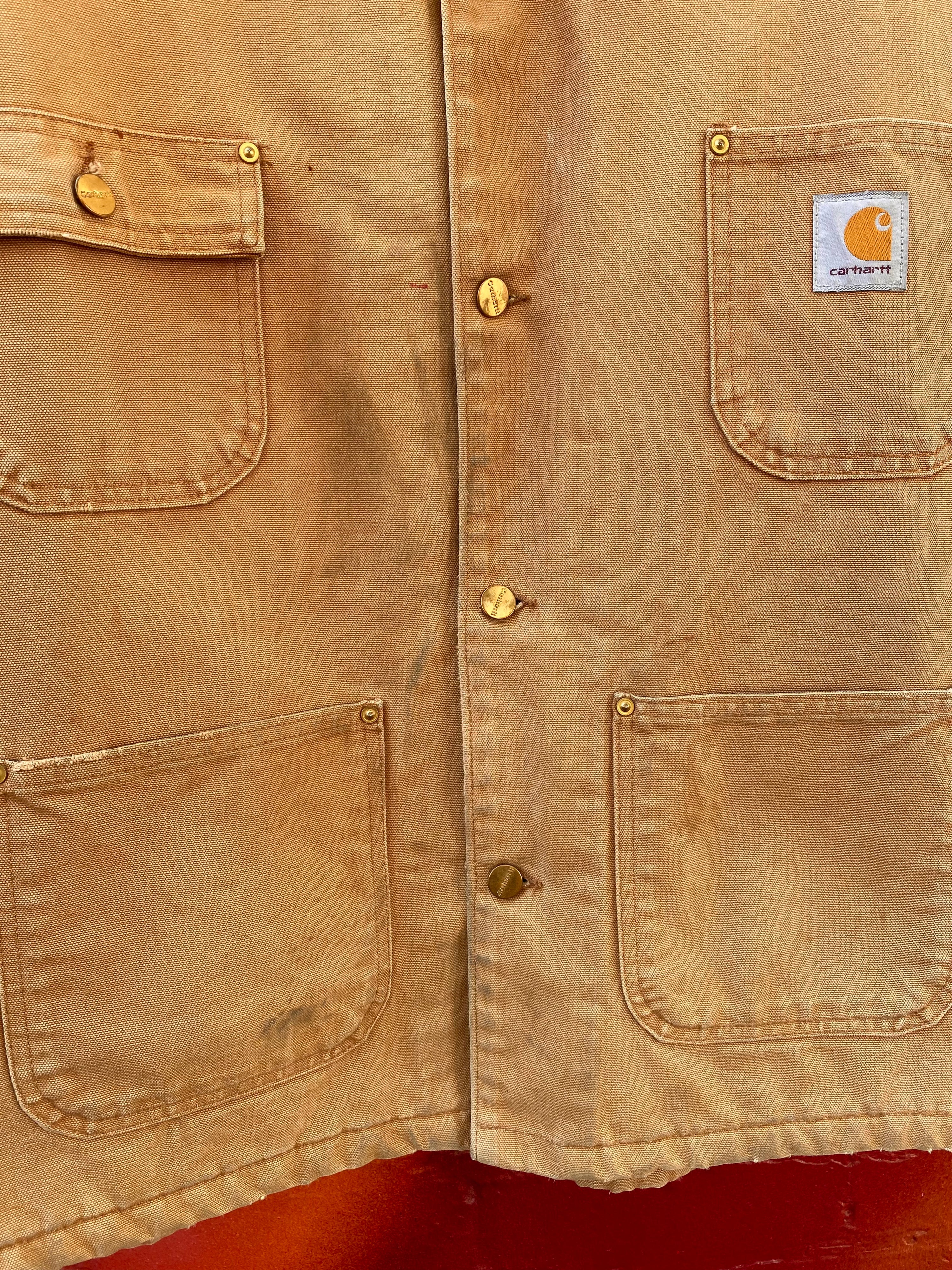 [XL] Vintage Carhartt C01 BRN Chore Jacket