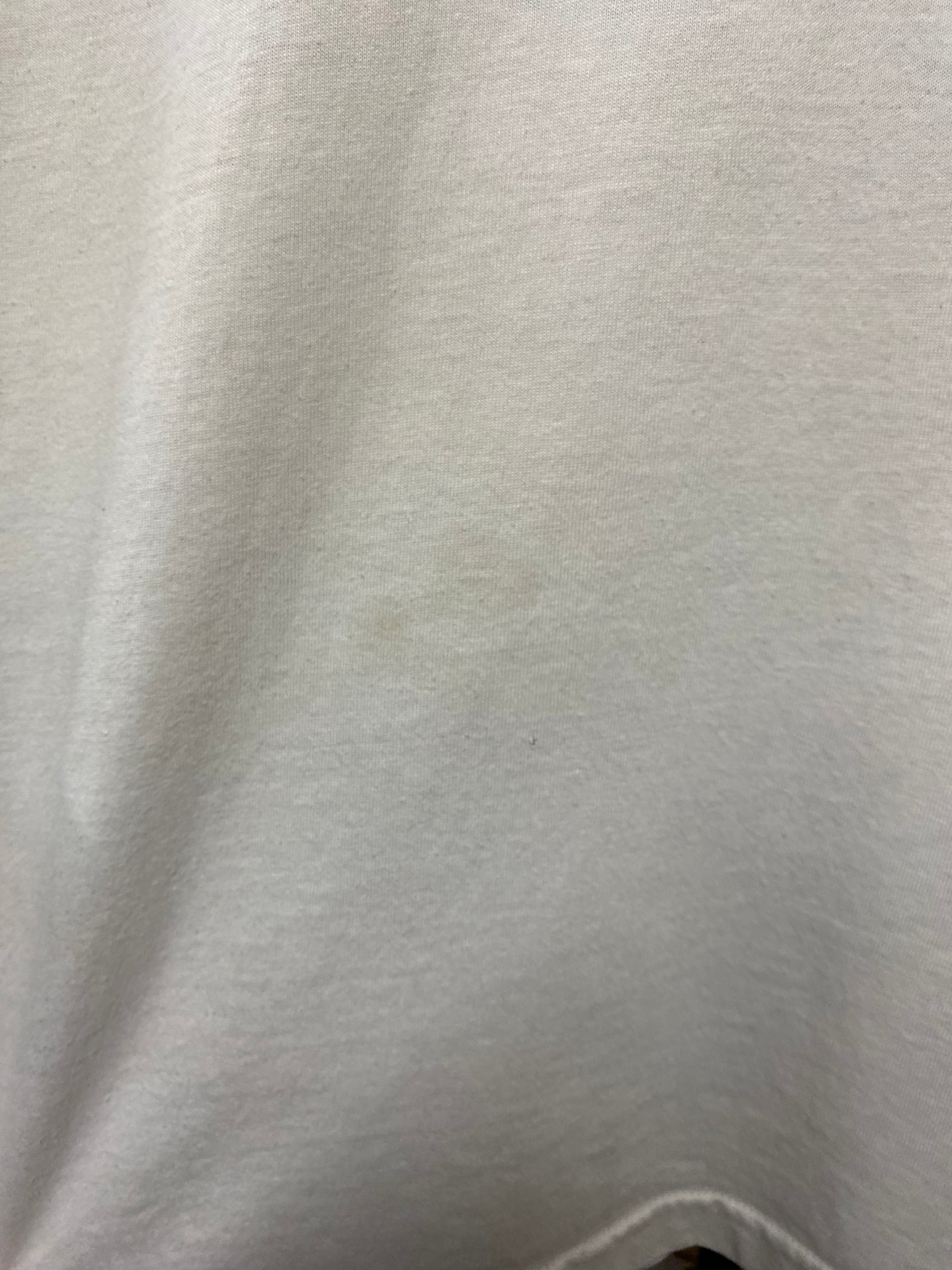 XL - Nike Athletics Yellow/Black Centre Logo White Tee