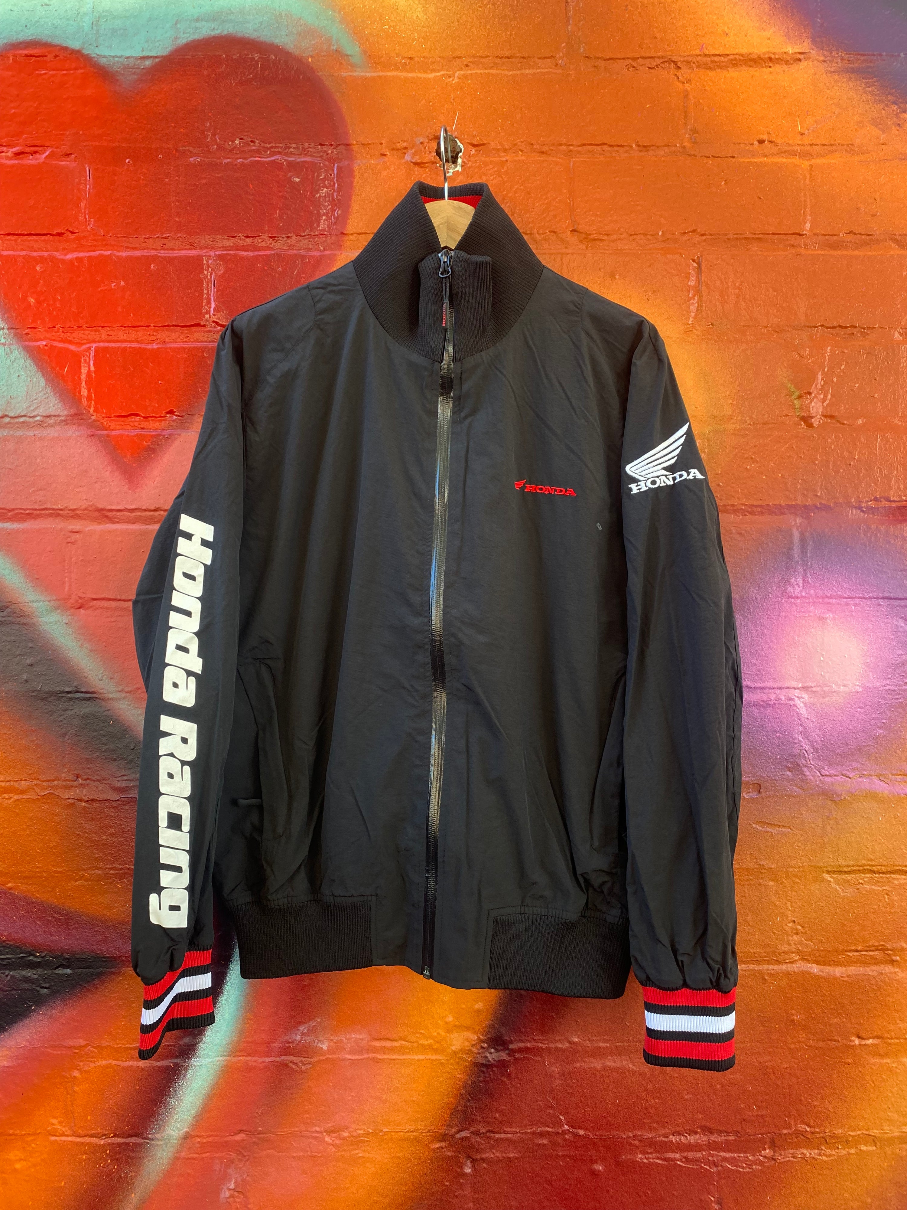 [M] Honda Racing Black Windbreaker