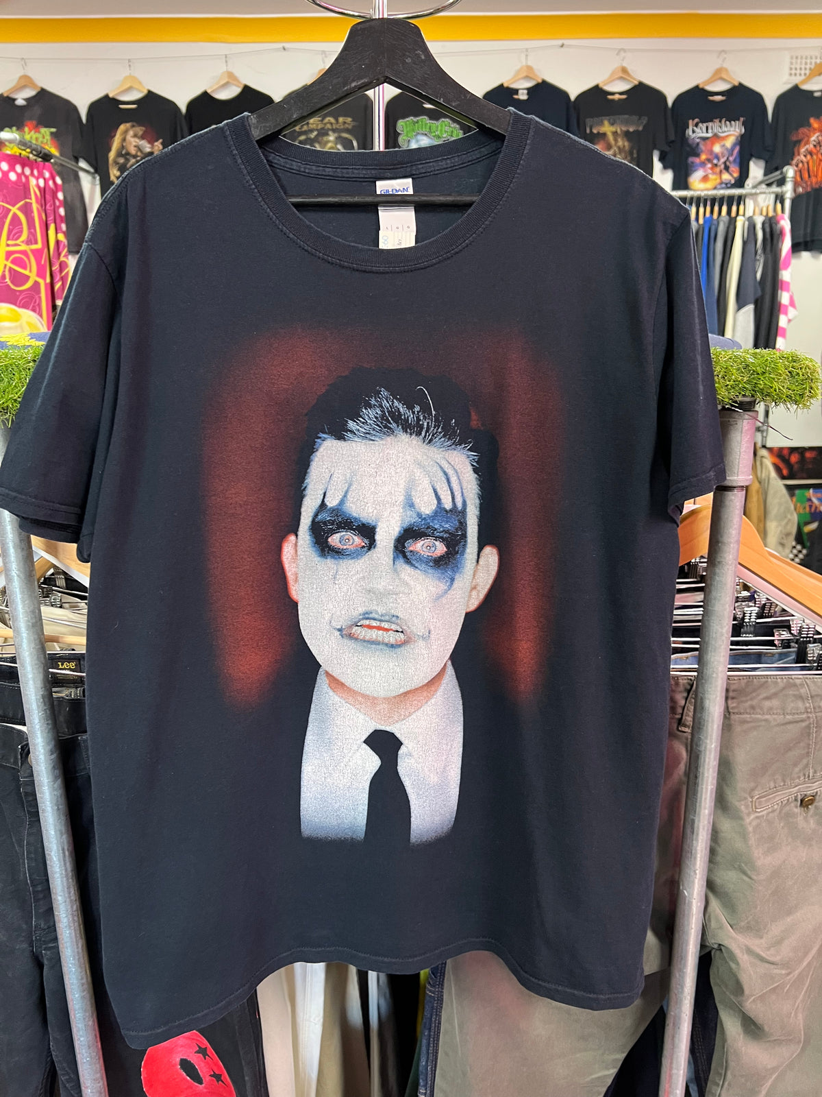 [L] 2015 Robbie Williams Let Me Entertain You Double Sided Tour Tshirt