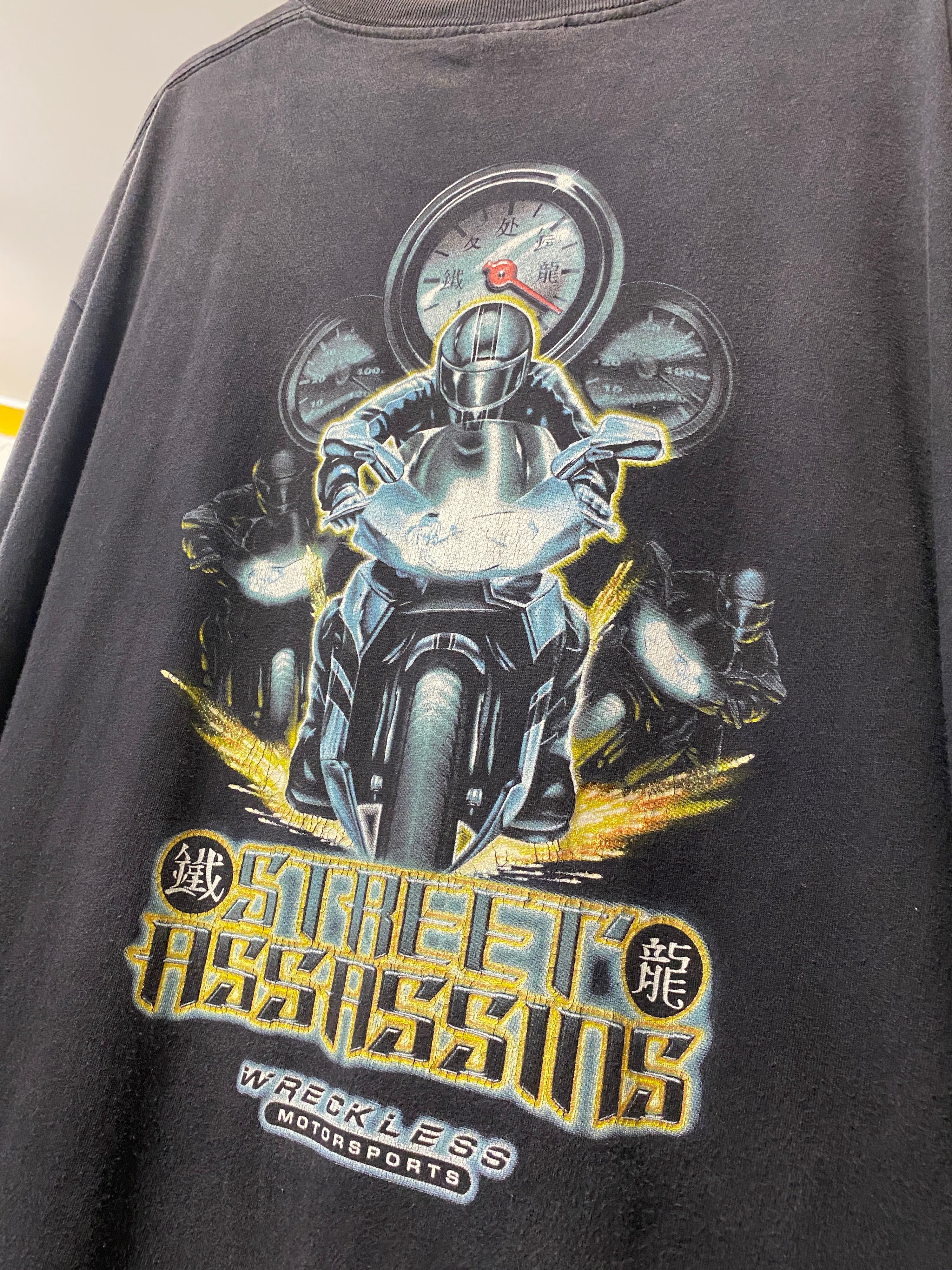 2XL - Wreckless Motorsports Street Assassins Bike Tee DS