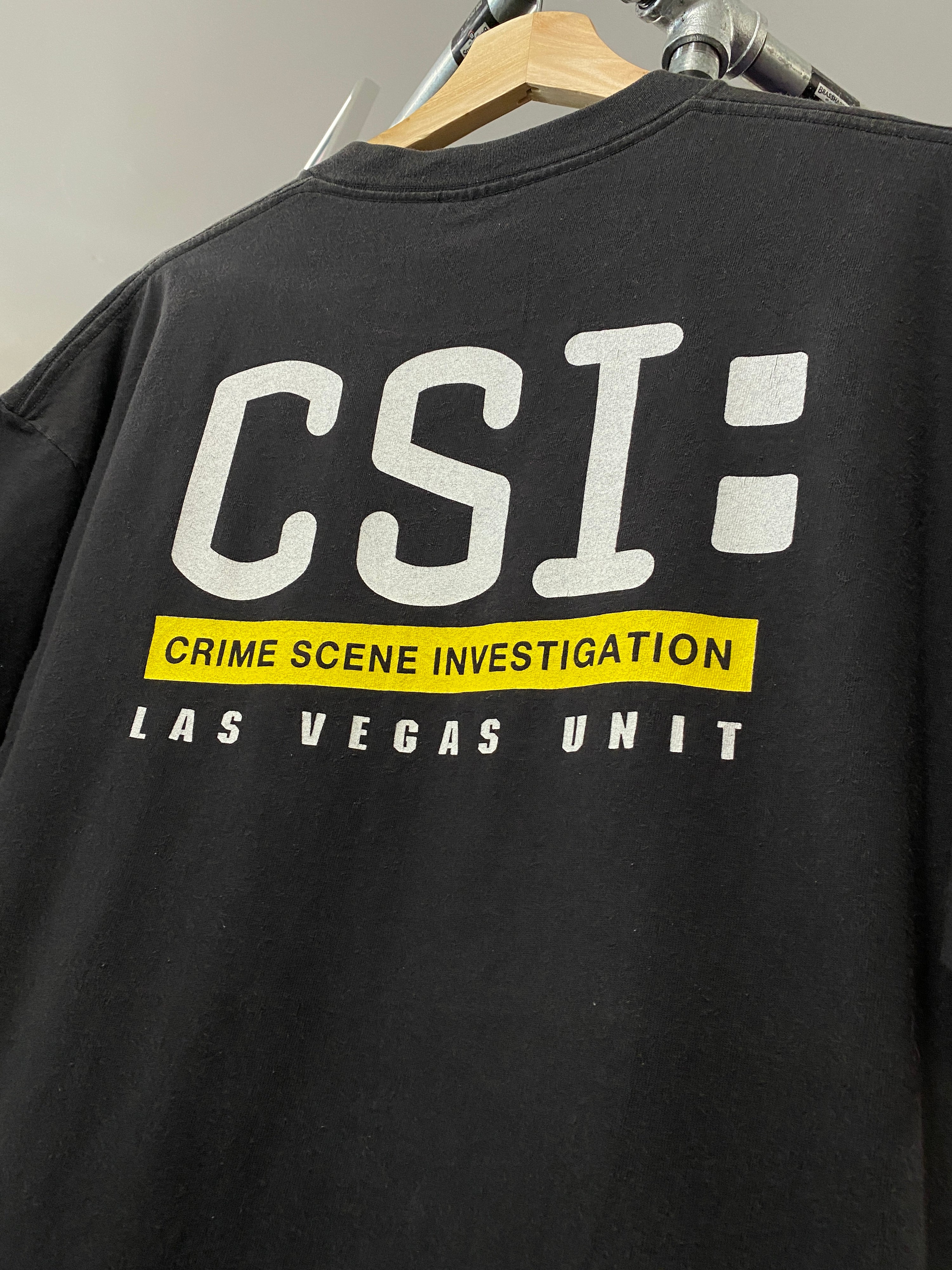 XL - CSI Las Vegas DS Black Tee