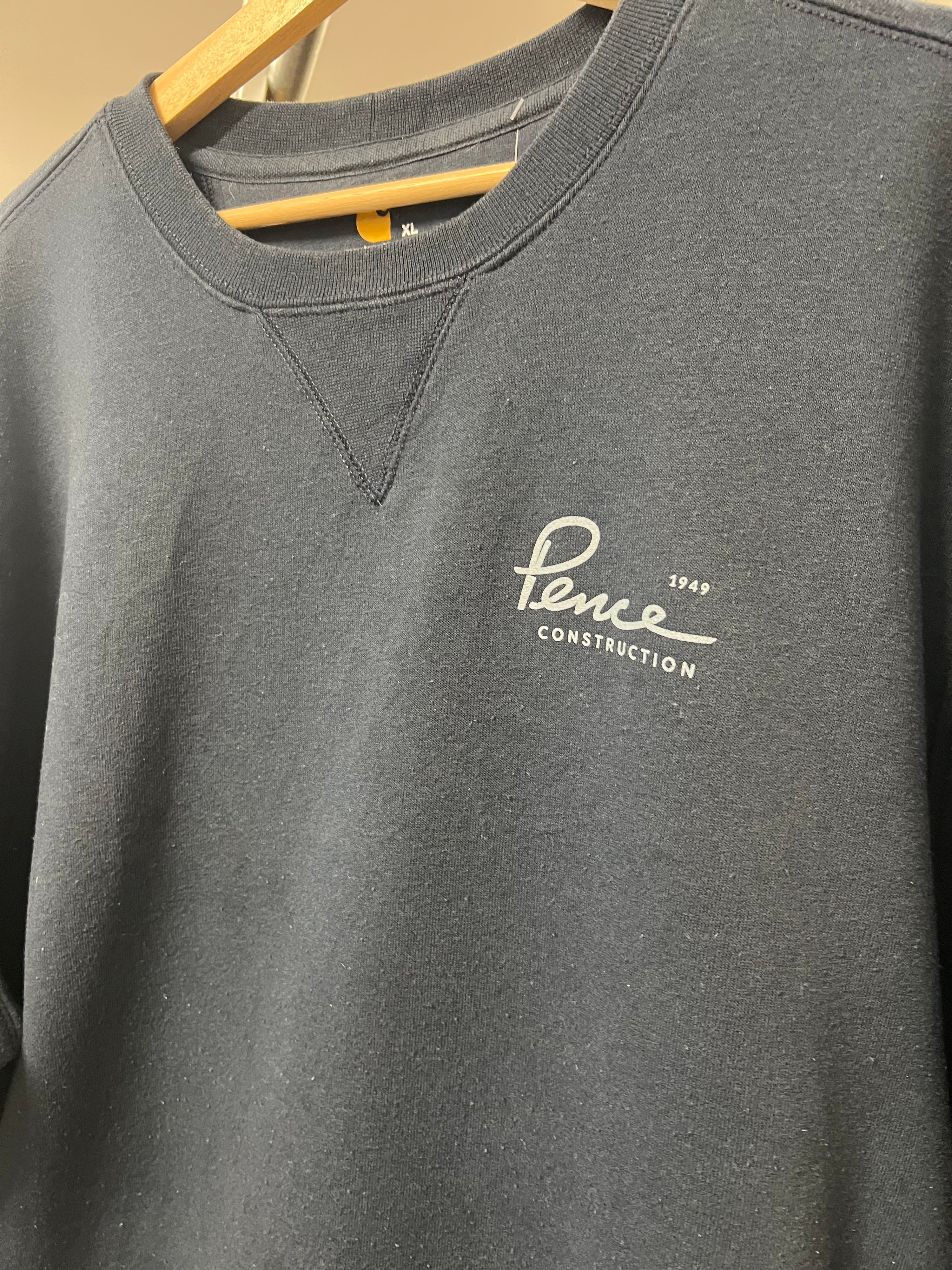 XL - Carhartt Pence Construction Dark Blue Sweat