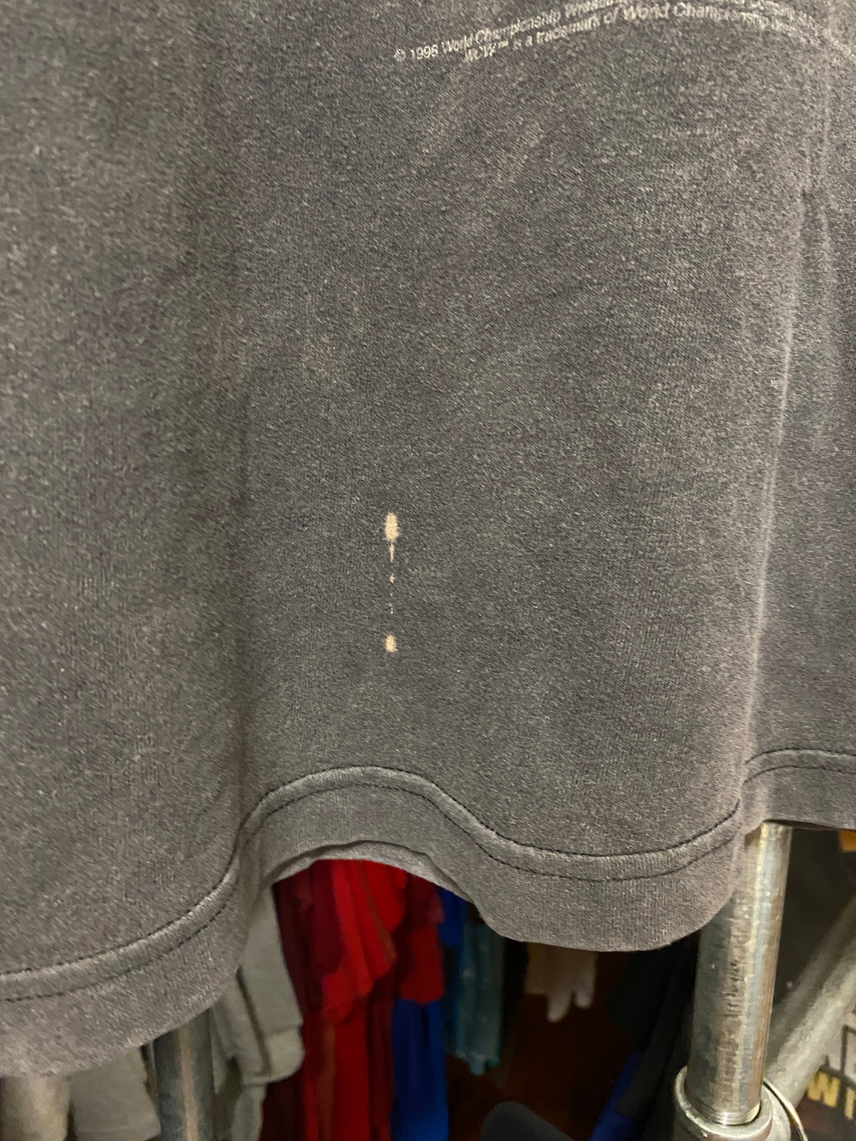 XL - 1996 WCW Goldberg Faded And Distressed Tee