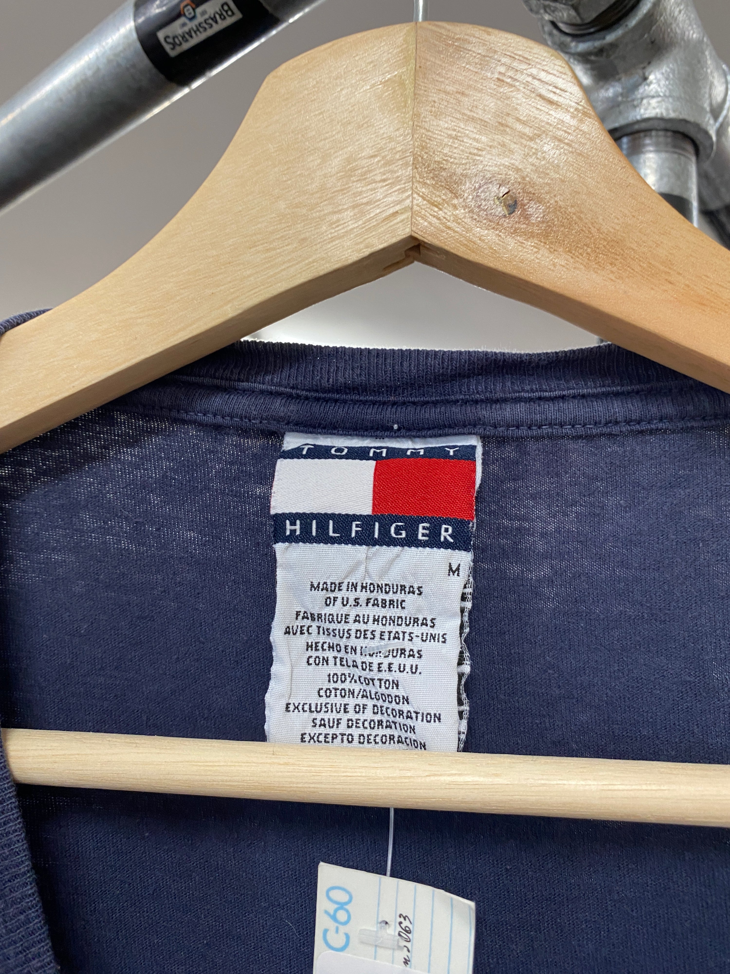 M - Tommy Hilfiger Wave Logo Blue Tee