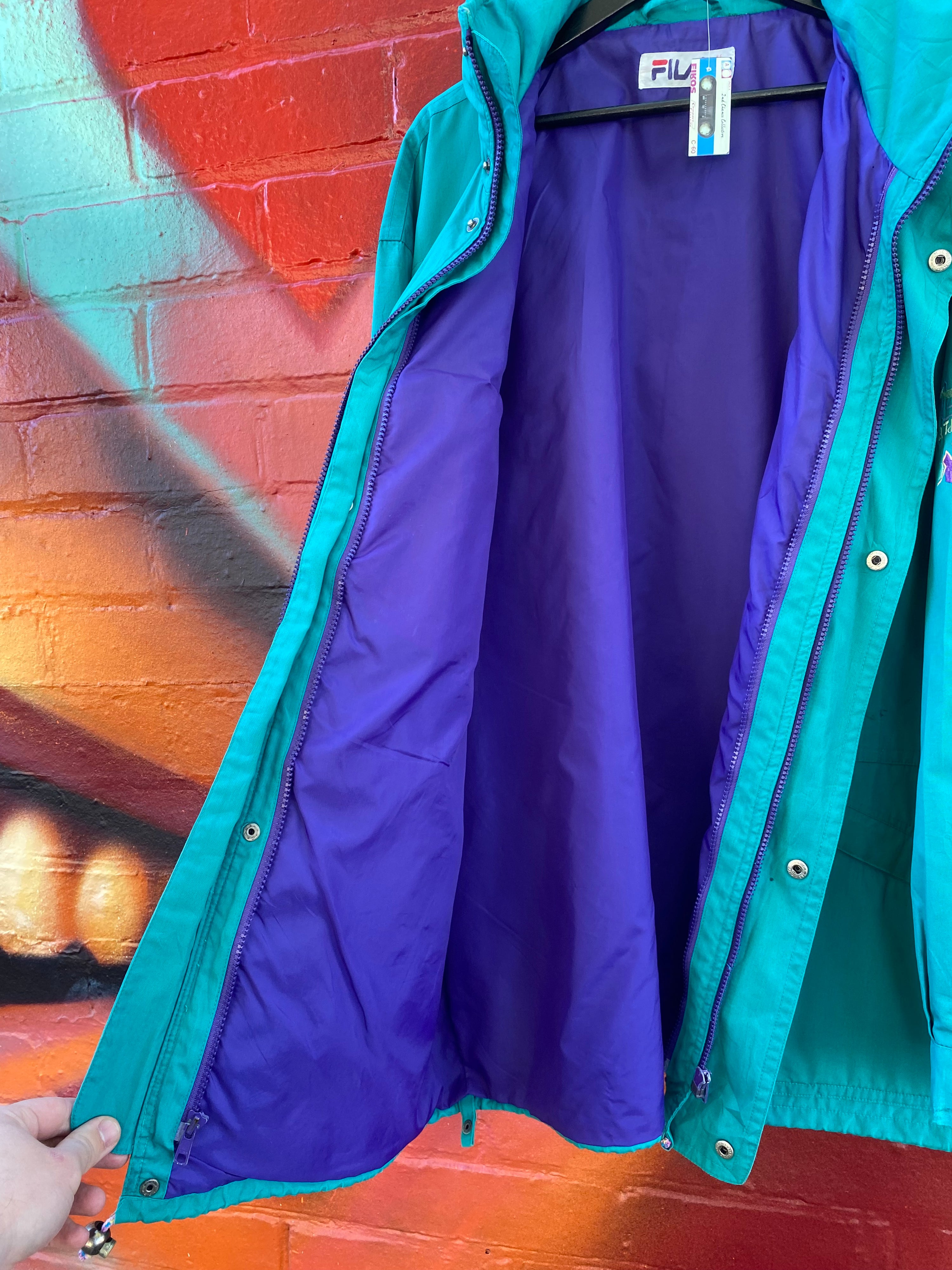 [3XL] Fila Antartika Teal Ski Jacket