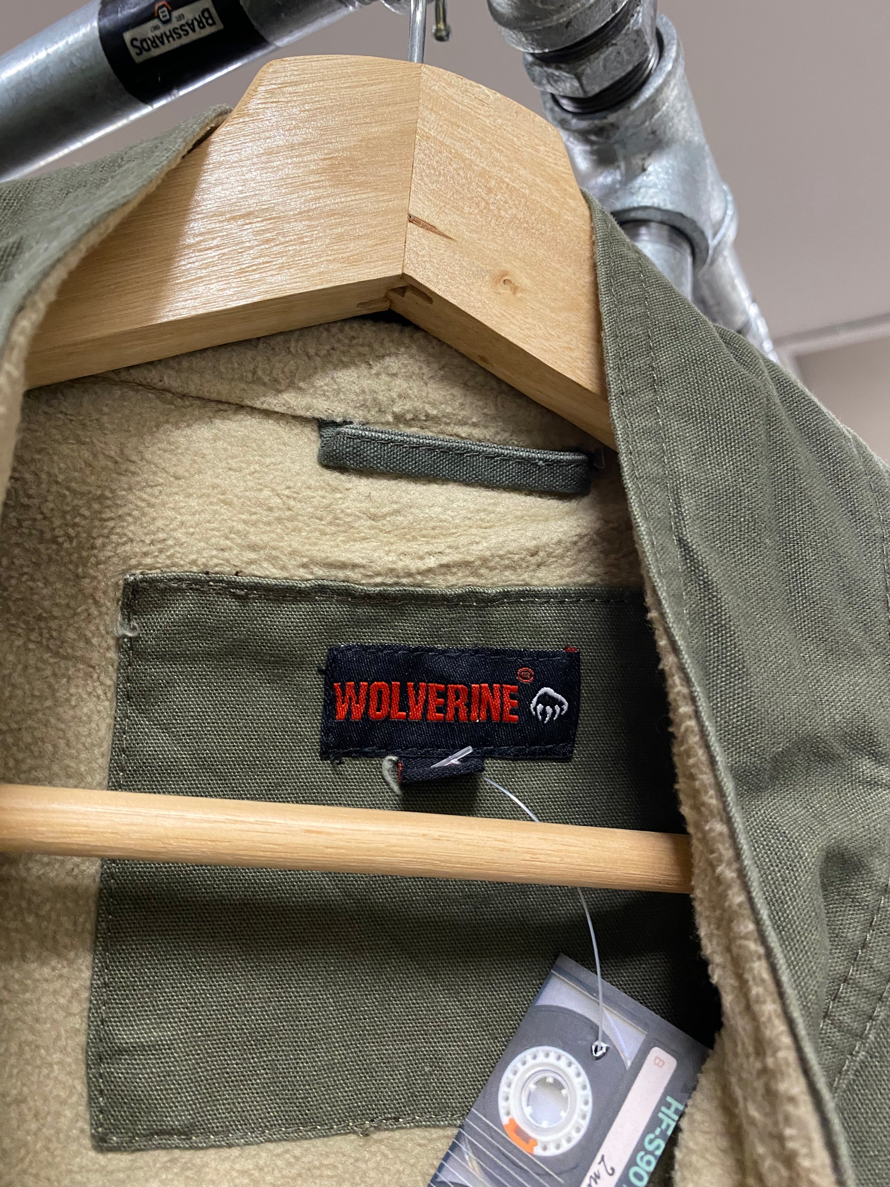 [2XL] Wolverine Fleece Lined Green Vest