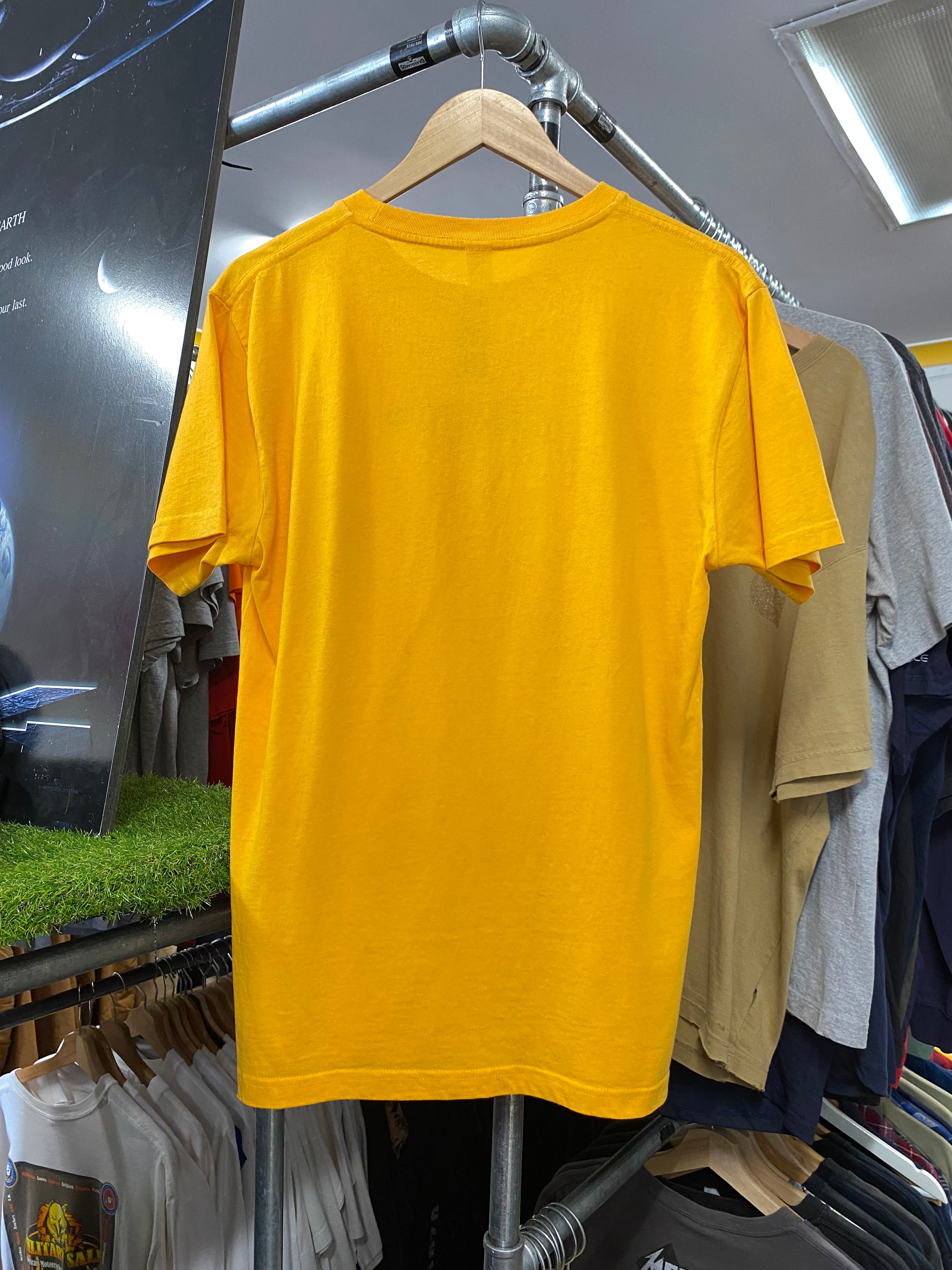 M - MURDER Embroidered Thy Art Is Murder Yellow Tee