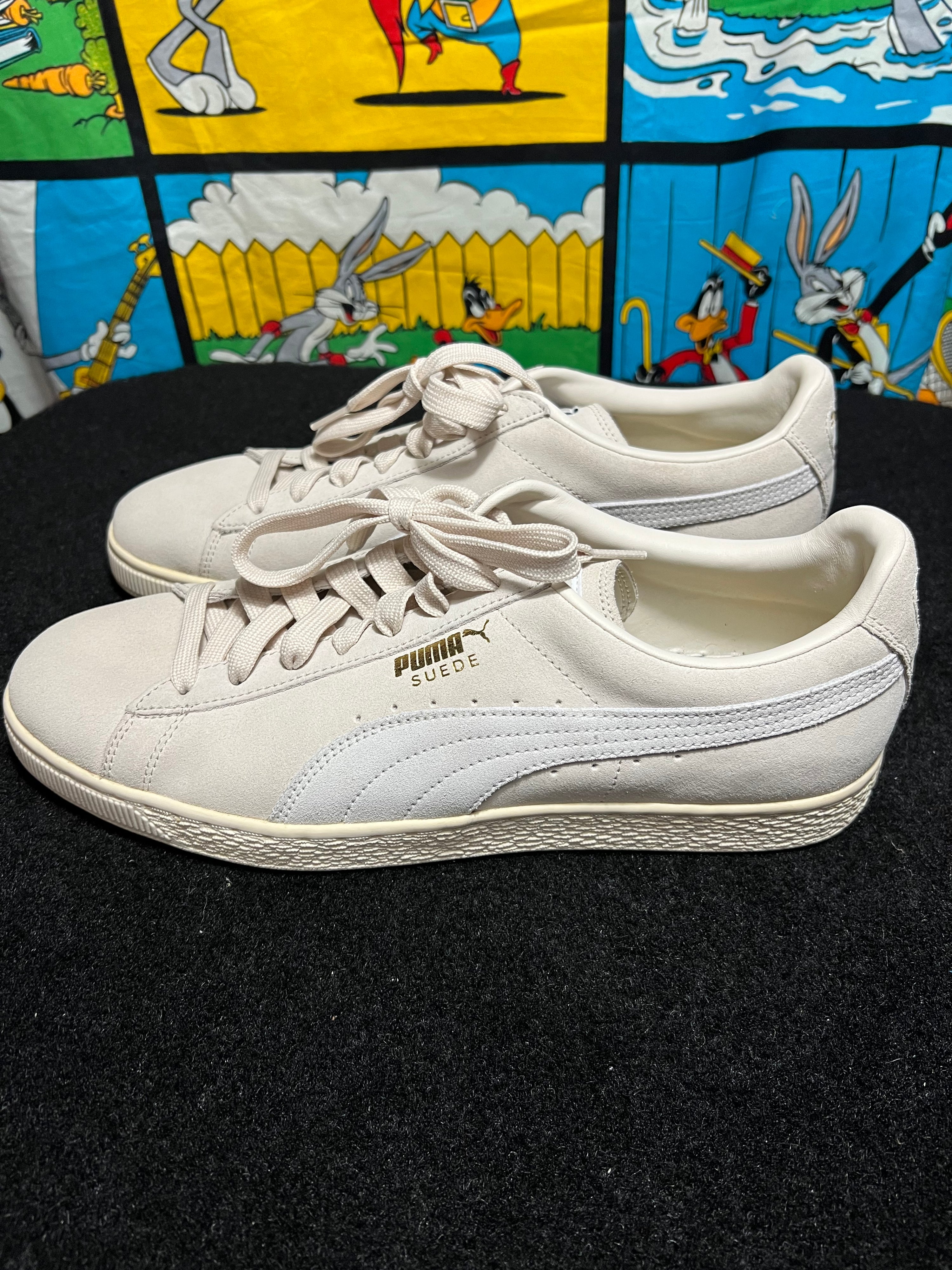 US13 - Puma Suede Beige/White NEW