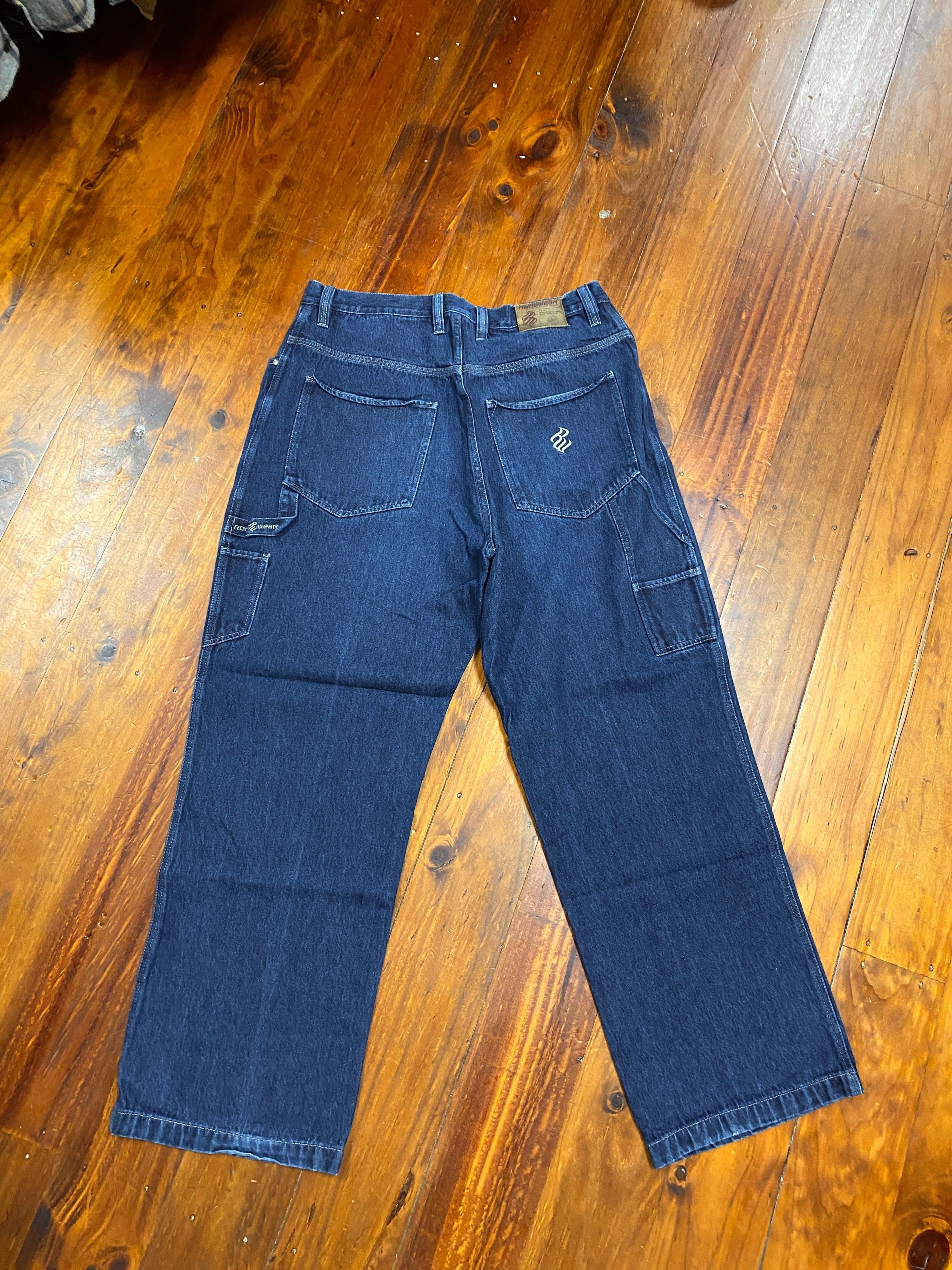 38 - Rocawear Blue Denim Carpenter Pants