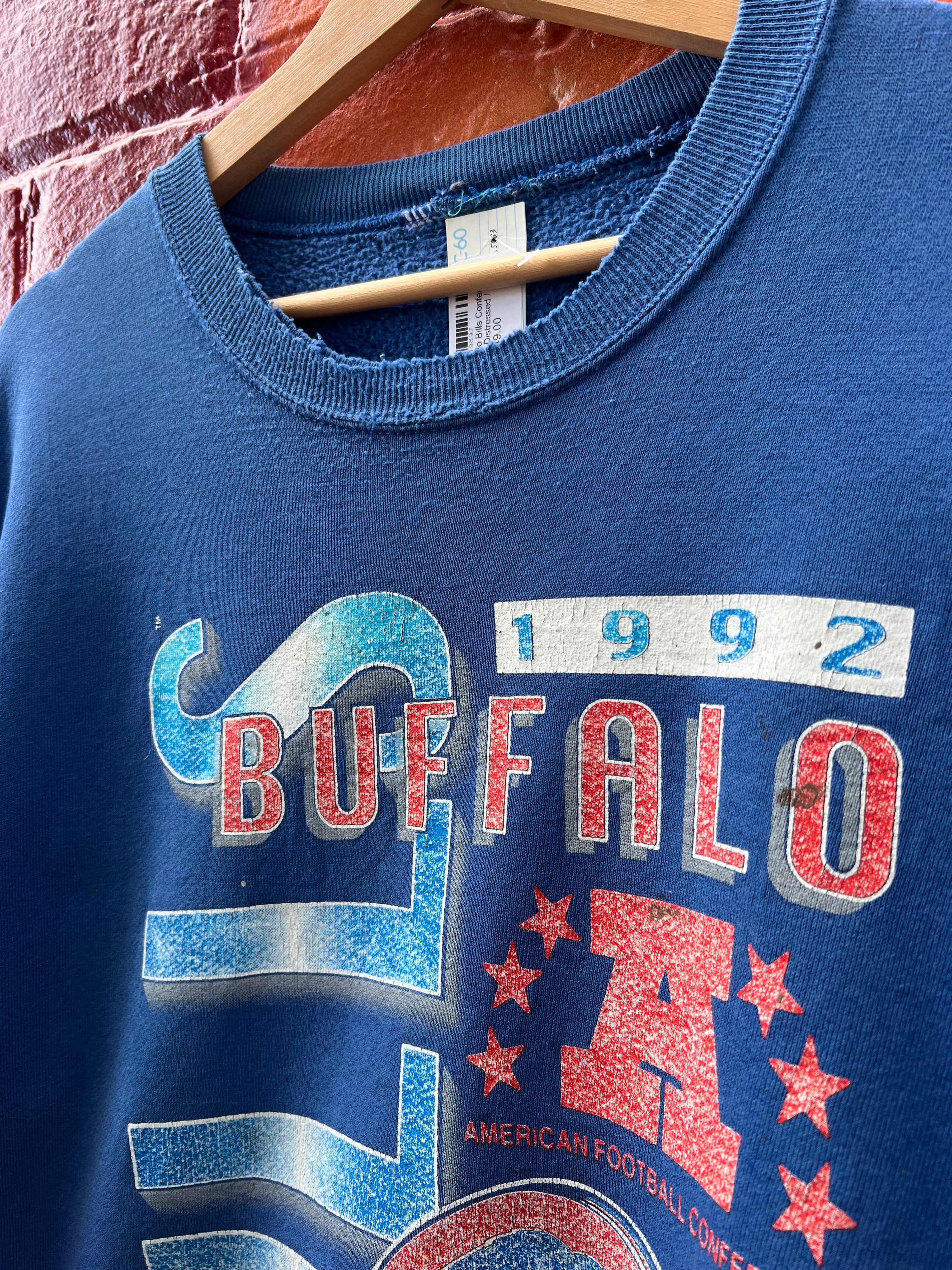 L - 1992 Buffalo Bills Conference Champs - Distressed