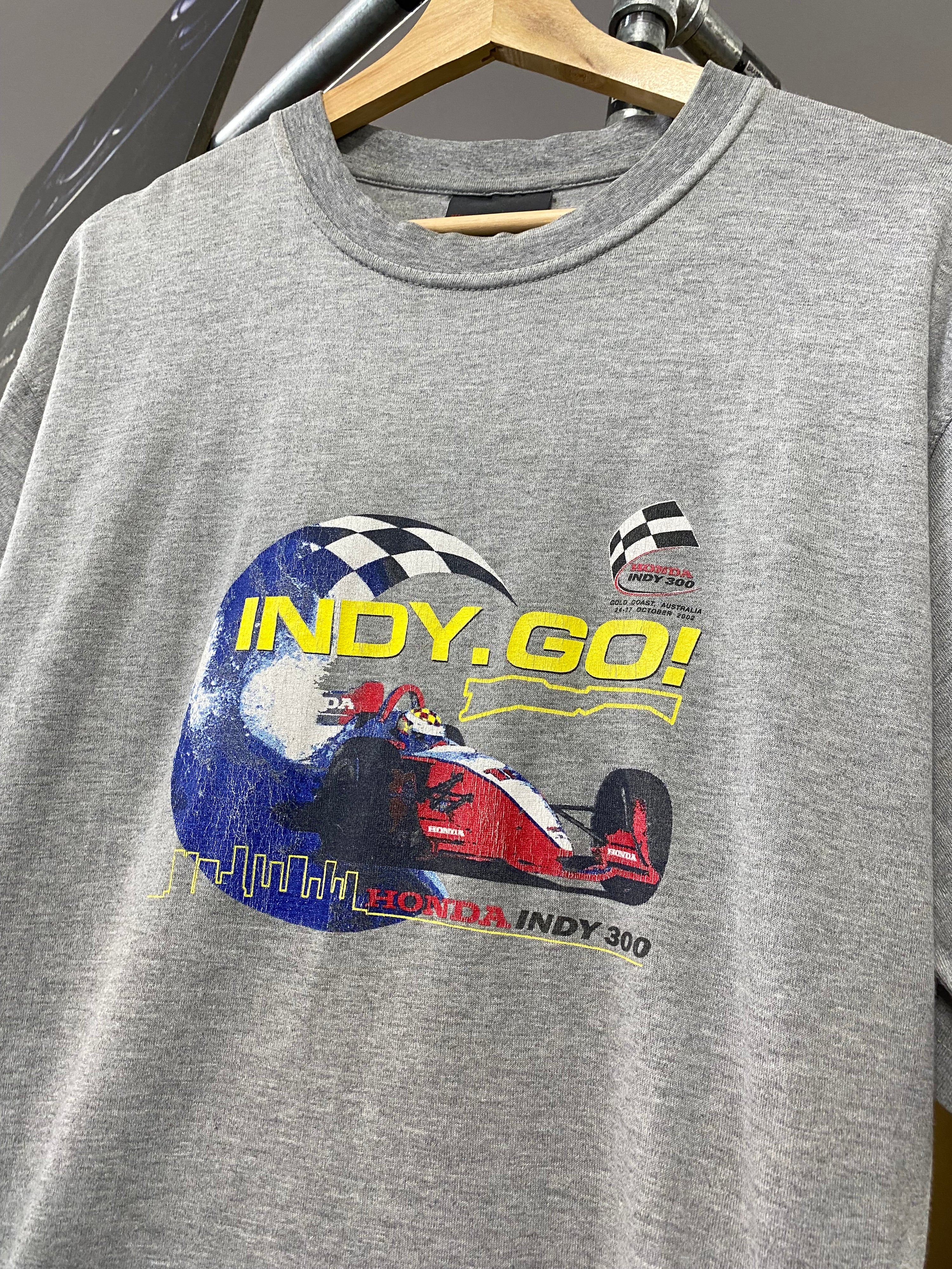 L - 2002 Honda Indy 300 Grey Tee