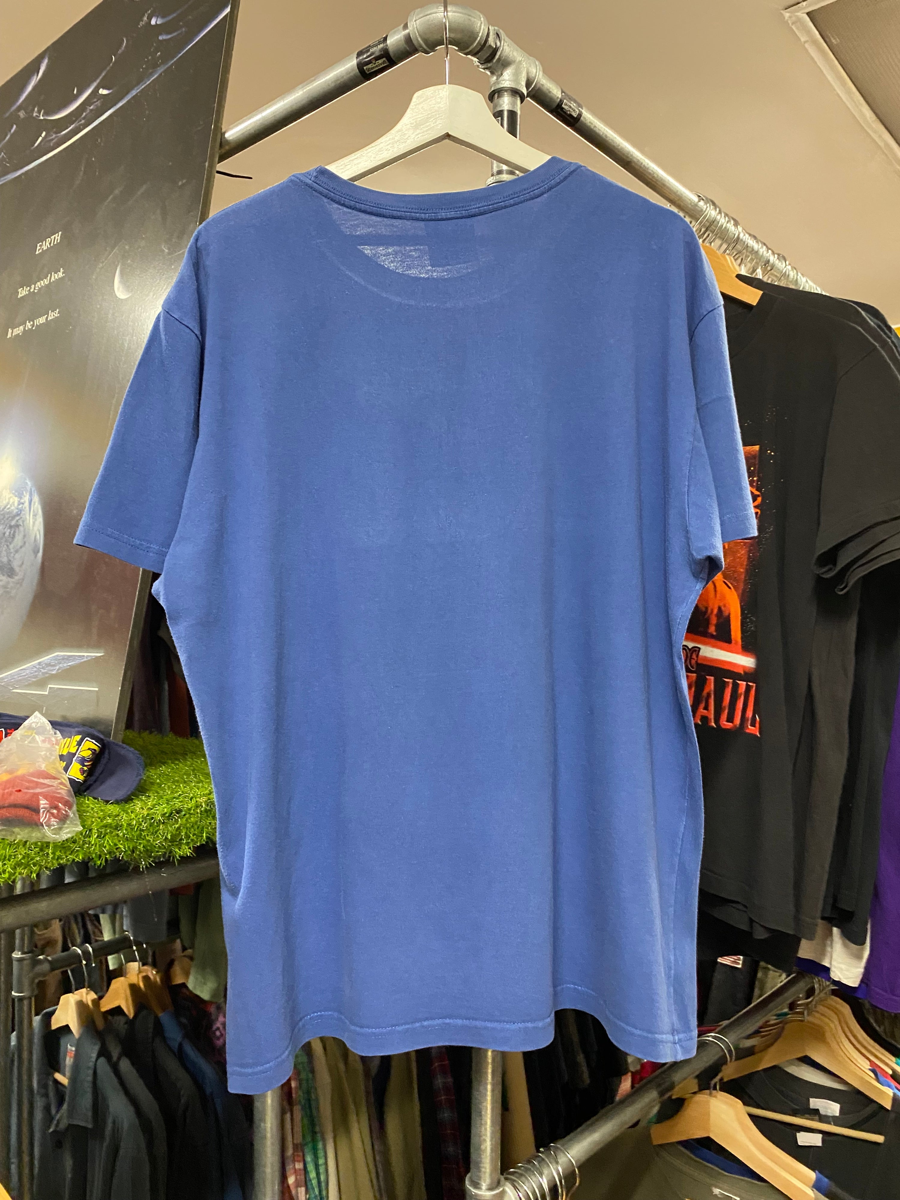 [L] Patched RL Polo Jeans Blue Tee