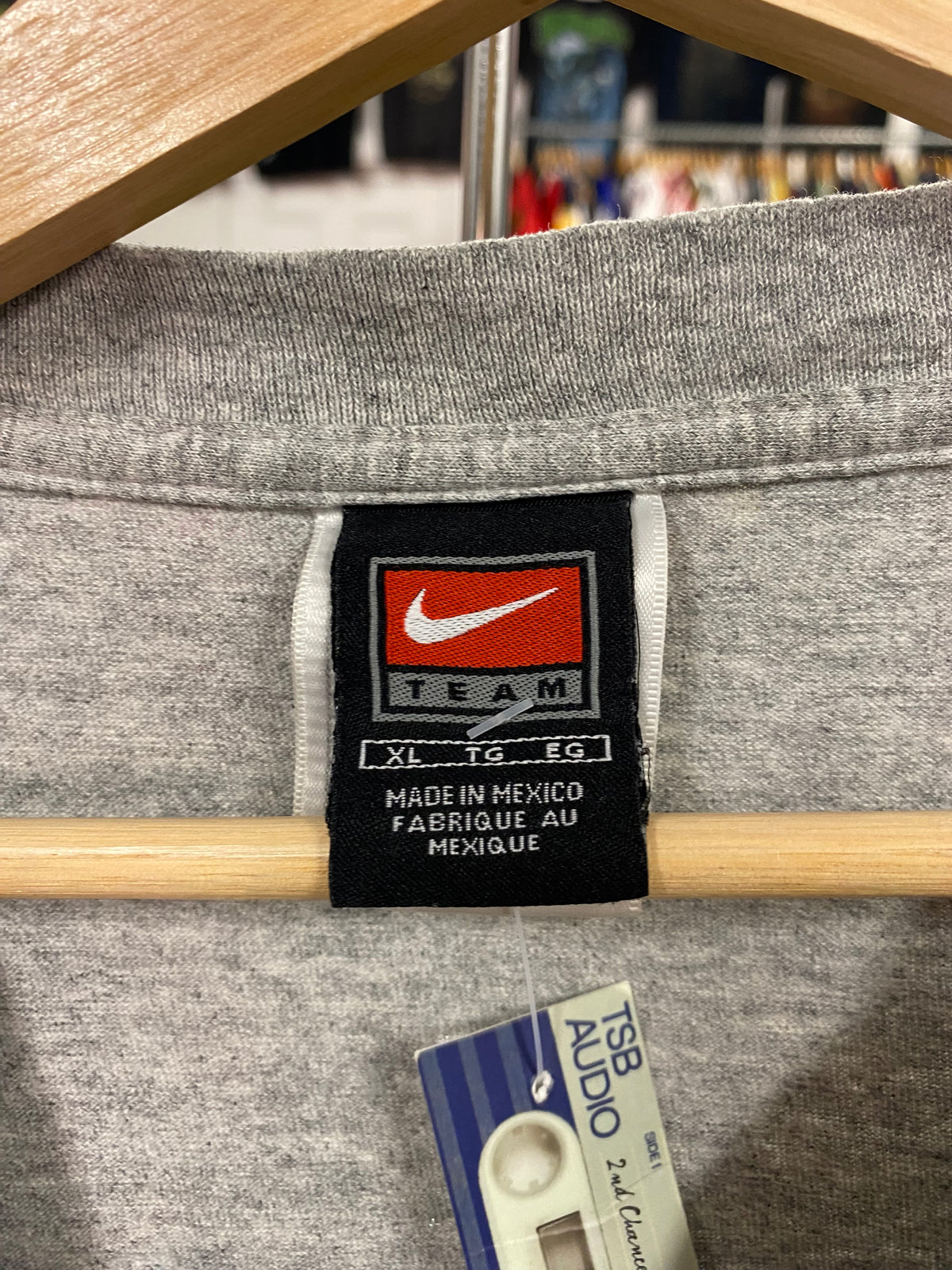 XL - N2000s Nike Team N.C.State Football Grey Tee