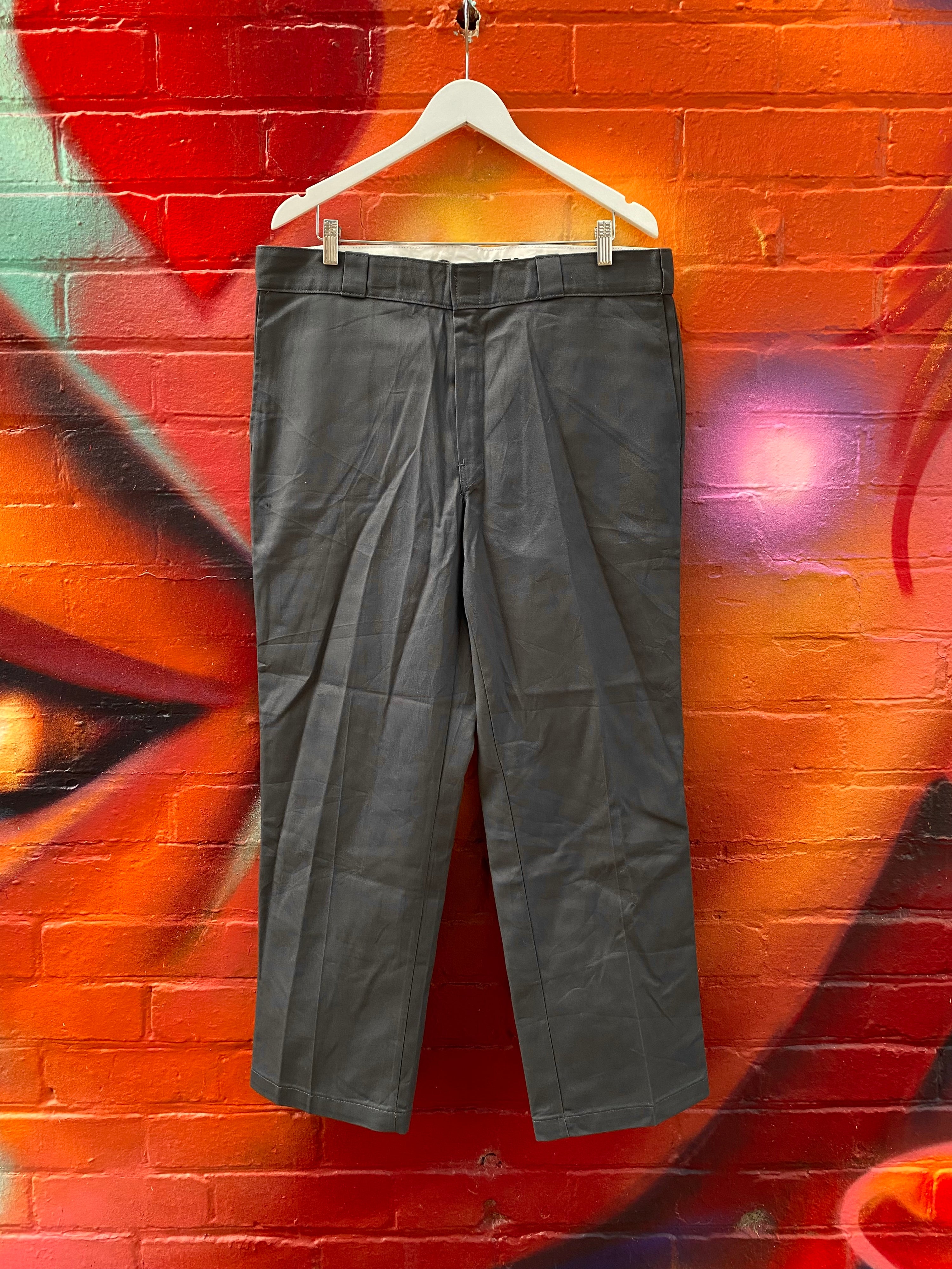 [38] Dickies Grey Work Pants D184