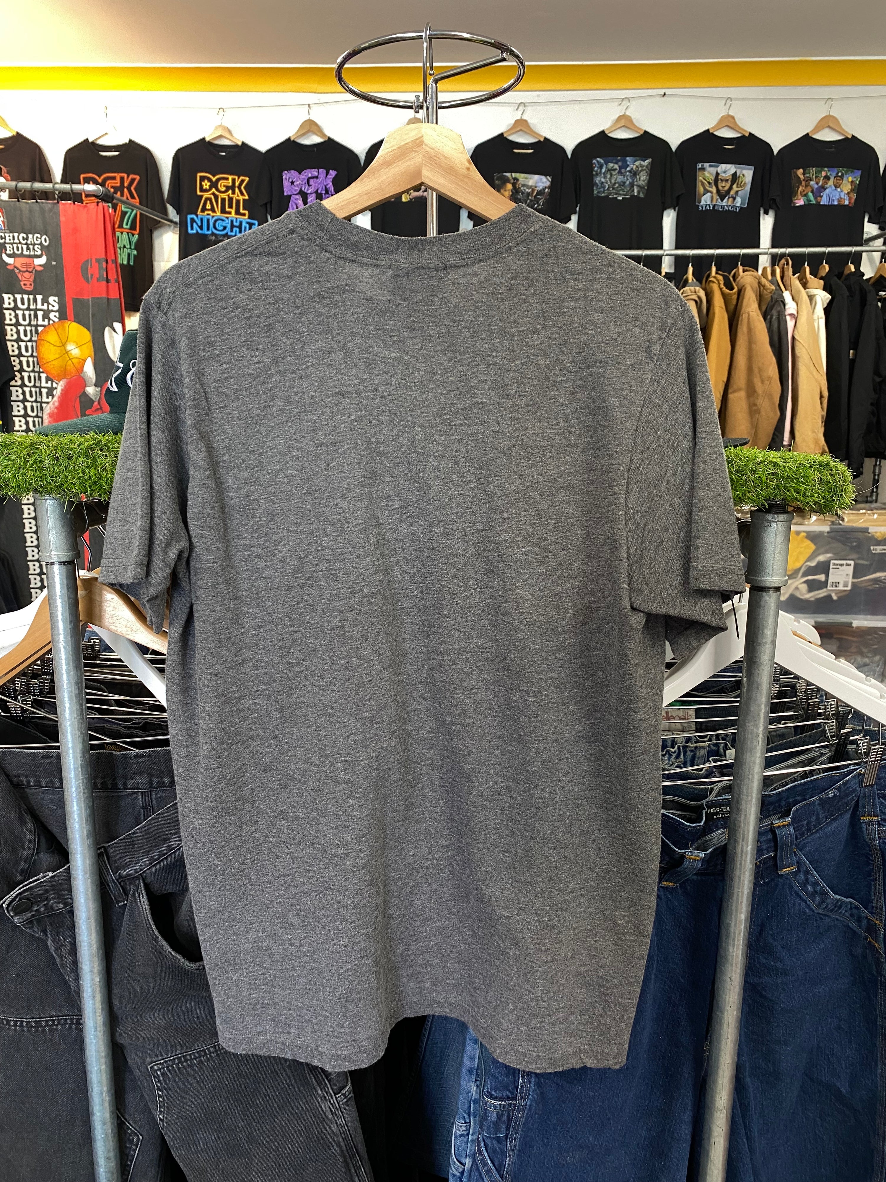 L - 2000s Nike Grey White Small Tick