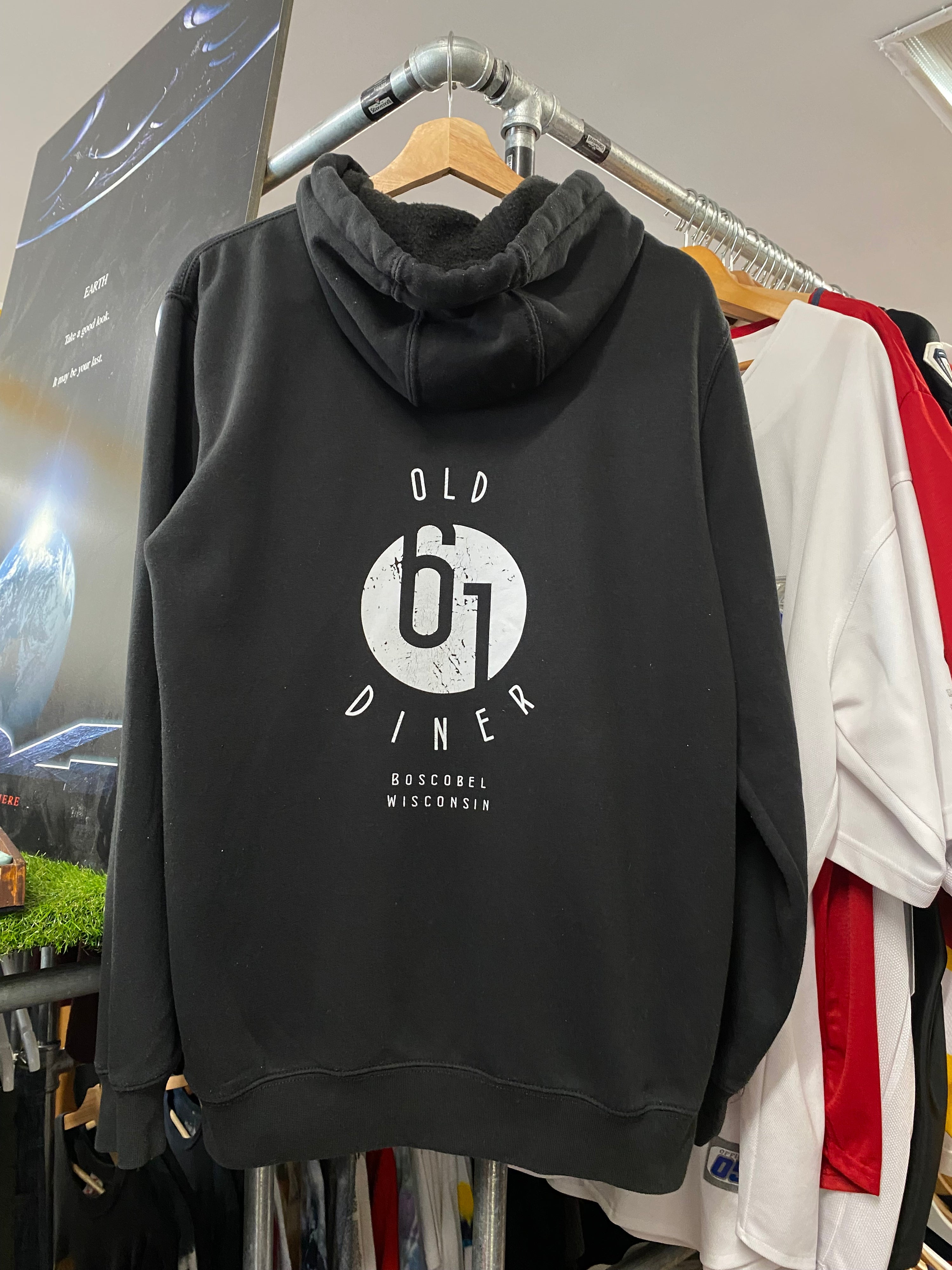 [S] Carhartt 'Old 61 Diner' Black Hoodie