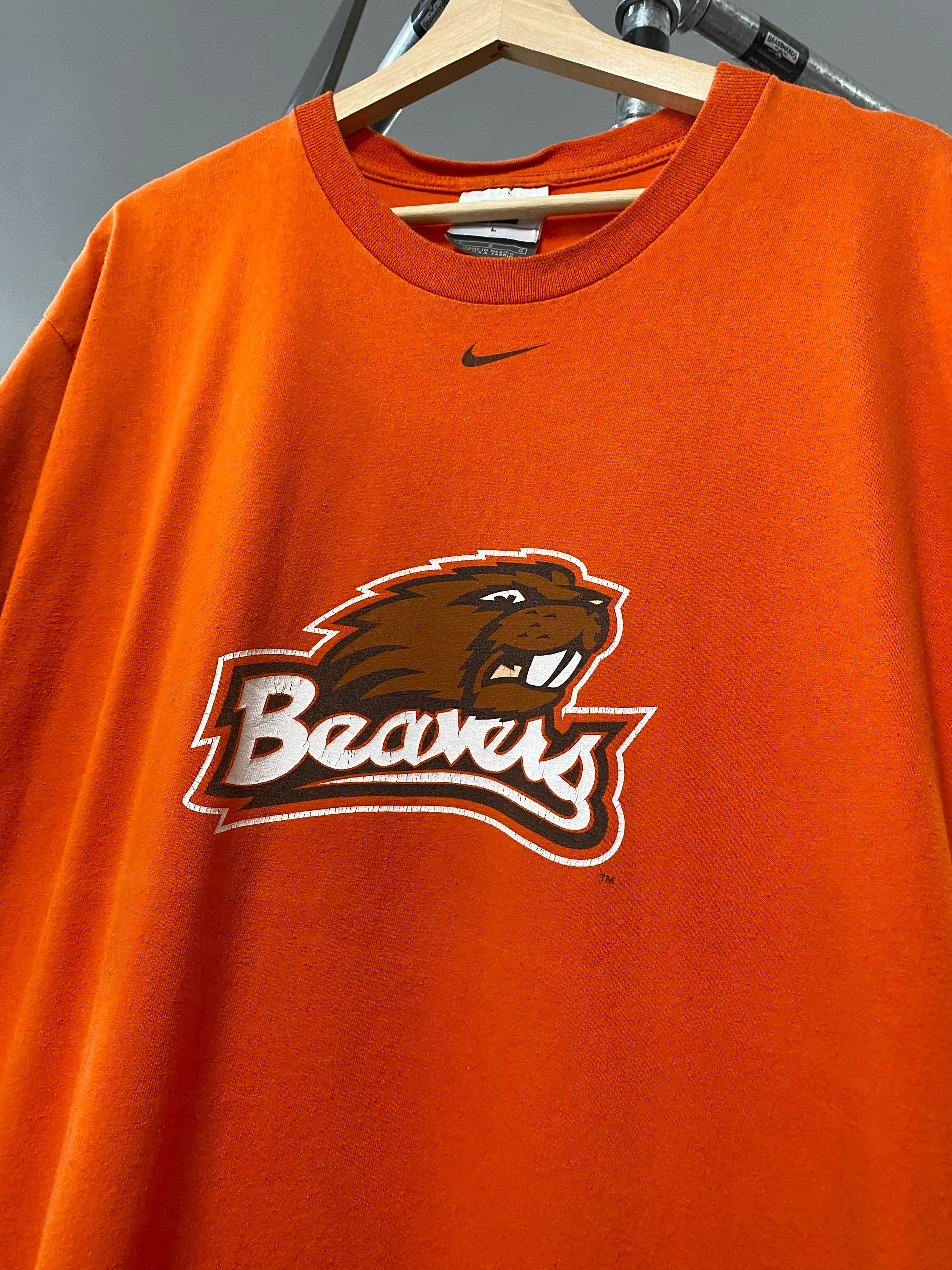 L - Nike Team Oregon State Beavers Orange DS Tee