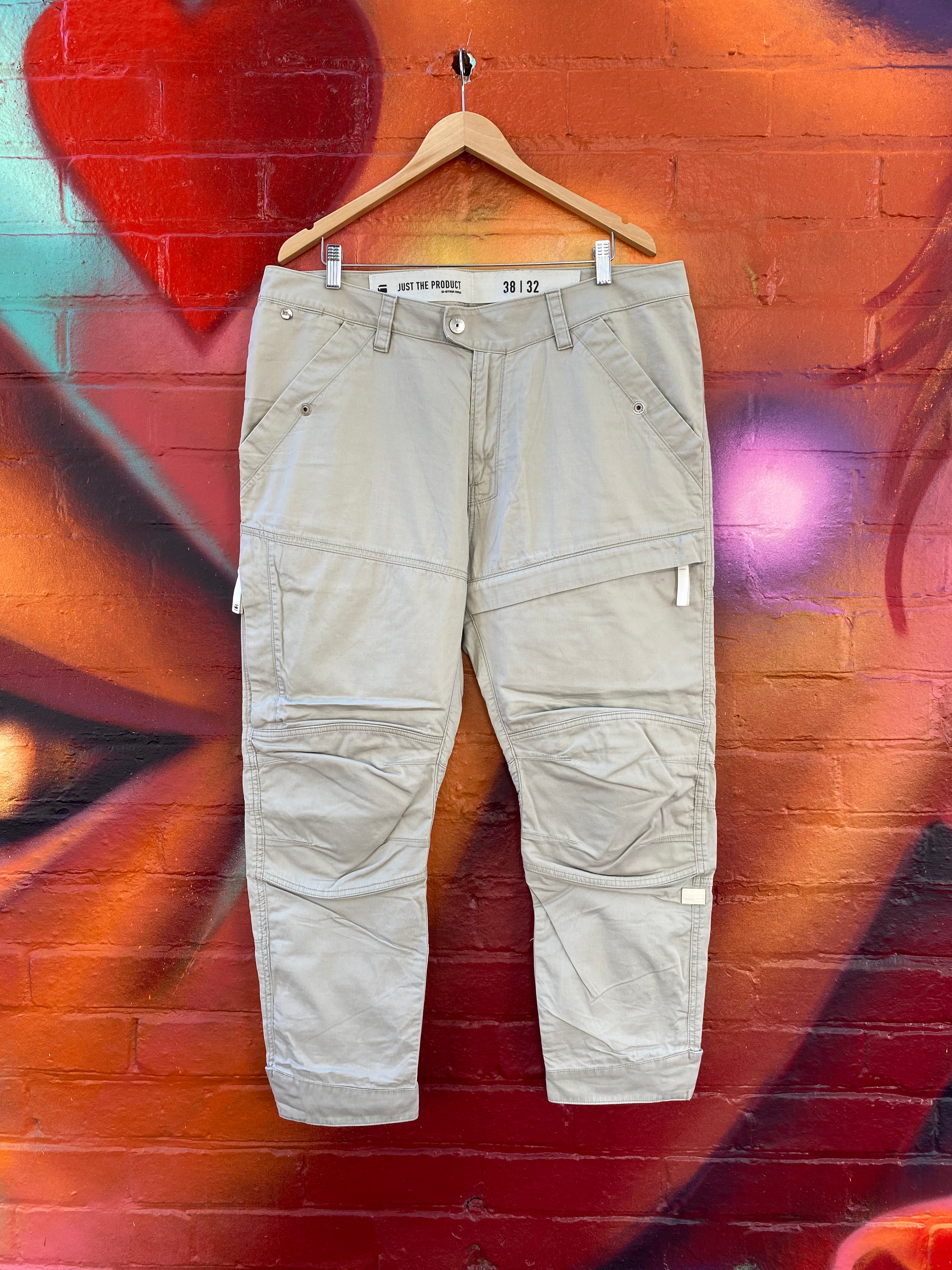 [38] RAW Beige Cargo Pants